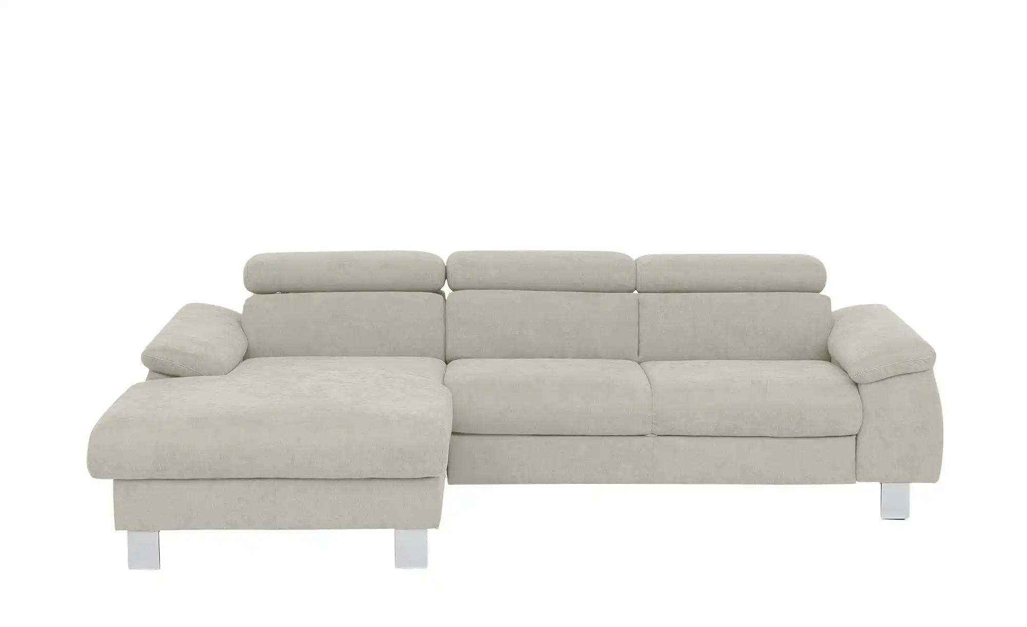 uno Ecksofa aus Velours Micky ¦ creme ¦ Maße (cm): B: 166 H: 72 T: 244 Pols günstig online kaufen