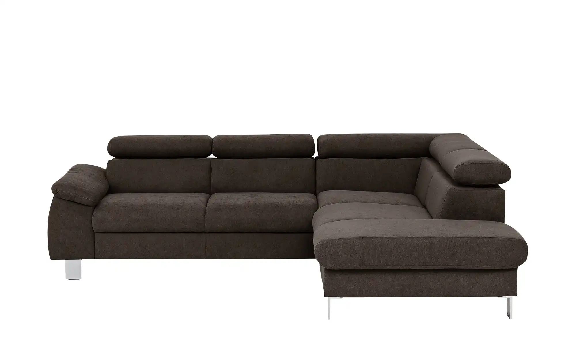 uno Ecksofa  Micky ¦ braun ¦ Maße (cm): B: 249 H: 72 T: 207 Polstermöbel > günstig online kaufen