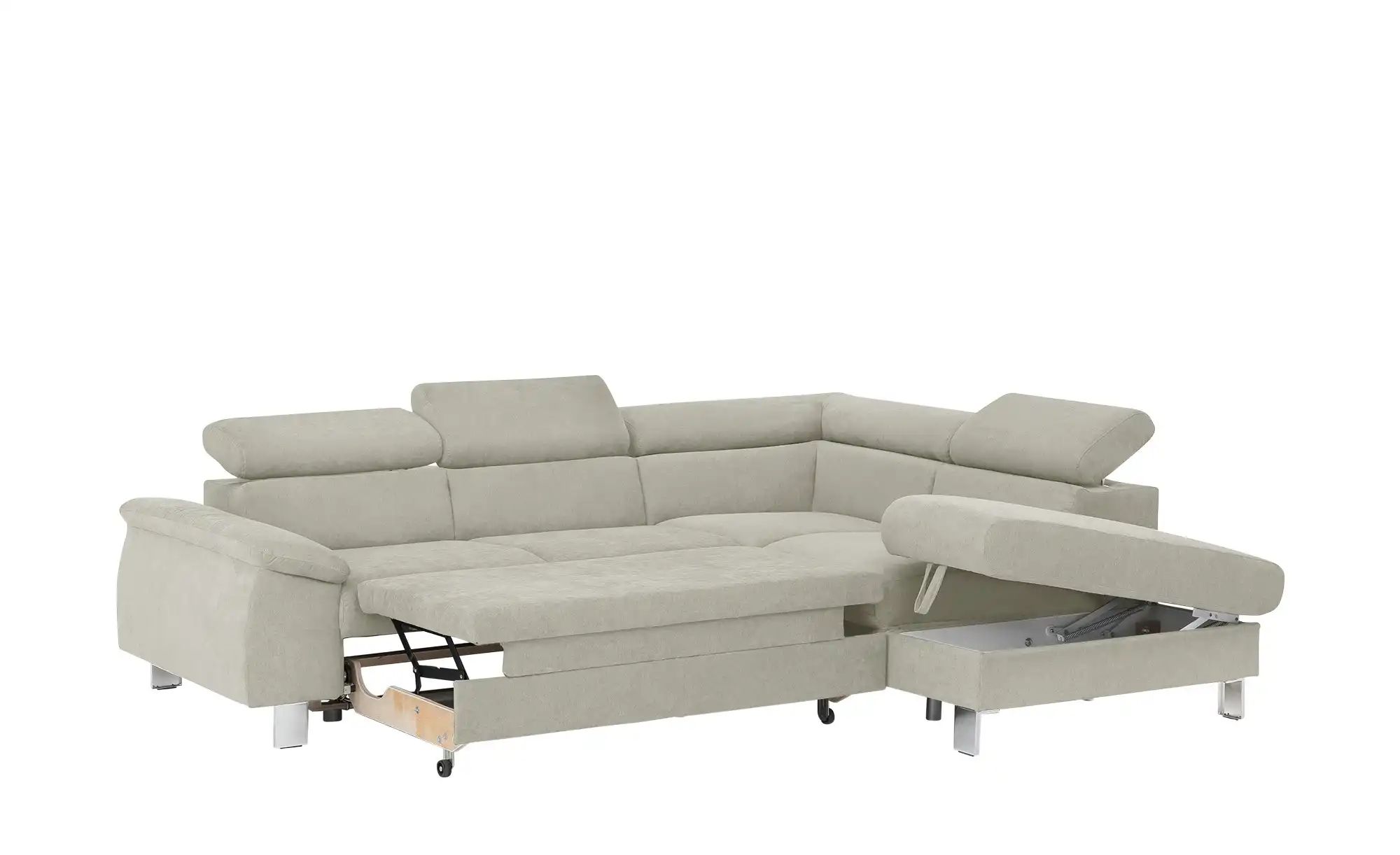 uno Ecksofa  Micky ¦ creme ¦ Maße (cm): B: 249 H: 72 T: 207 Polstermöbel > günstig online kaufen