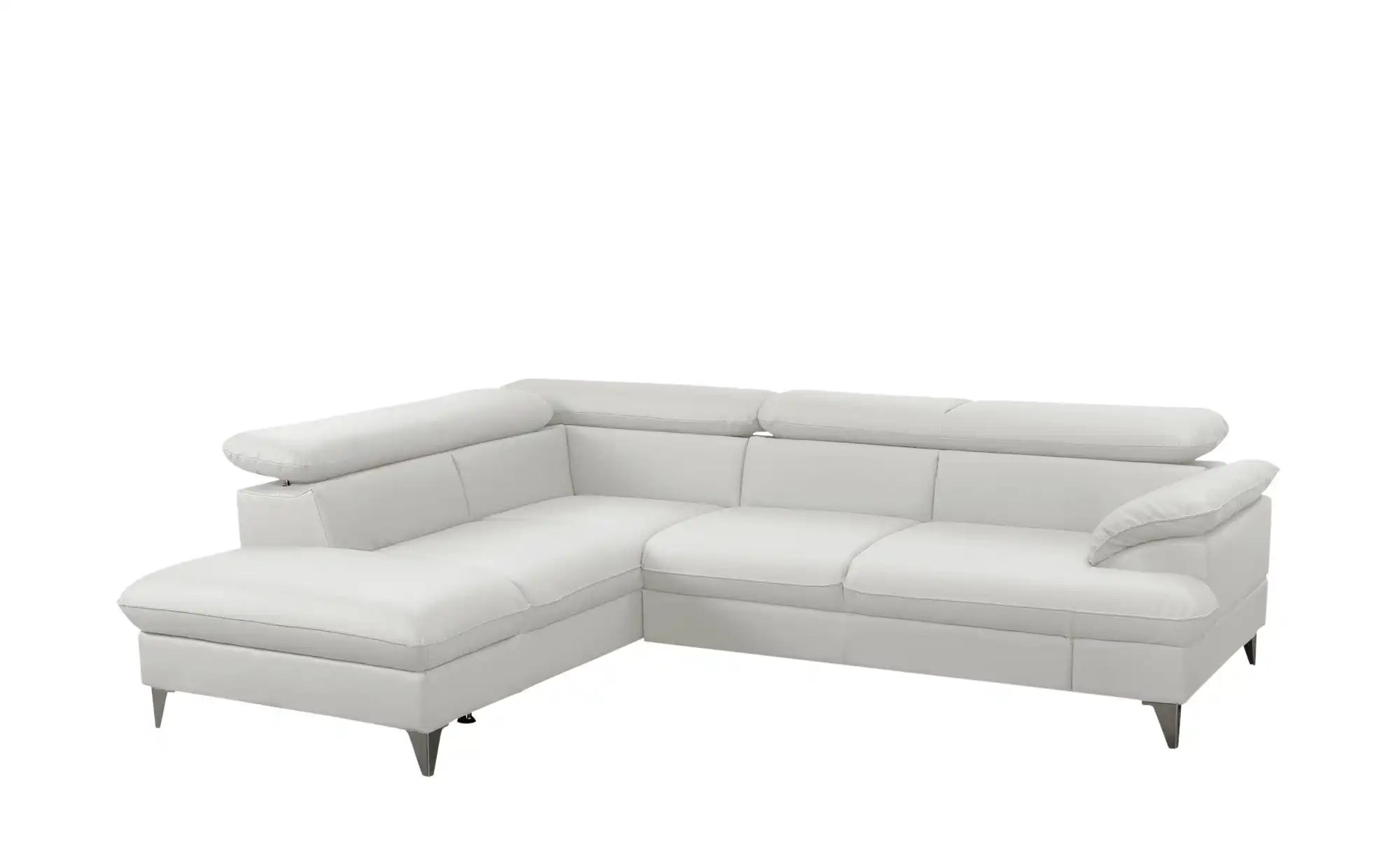 uno Ecksofa aus Kunstleder David ¦ grau ¦ Maße (cm): B: 208 H: 74 T: 256 Po günstig online kaufen