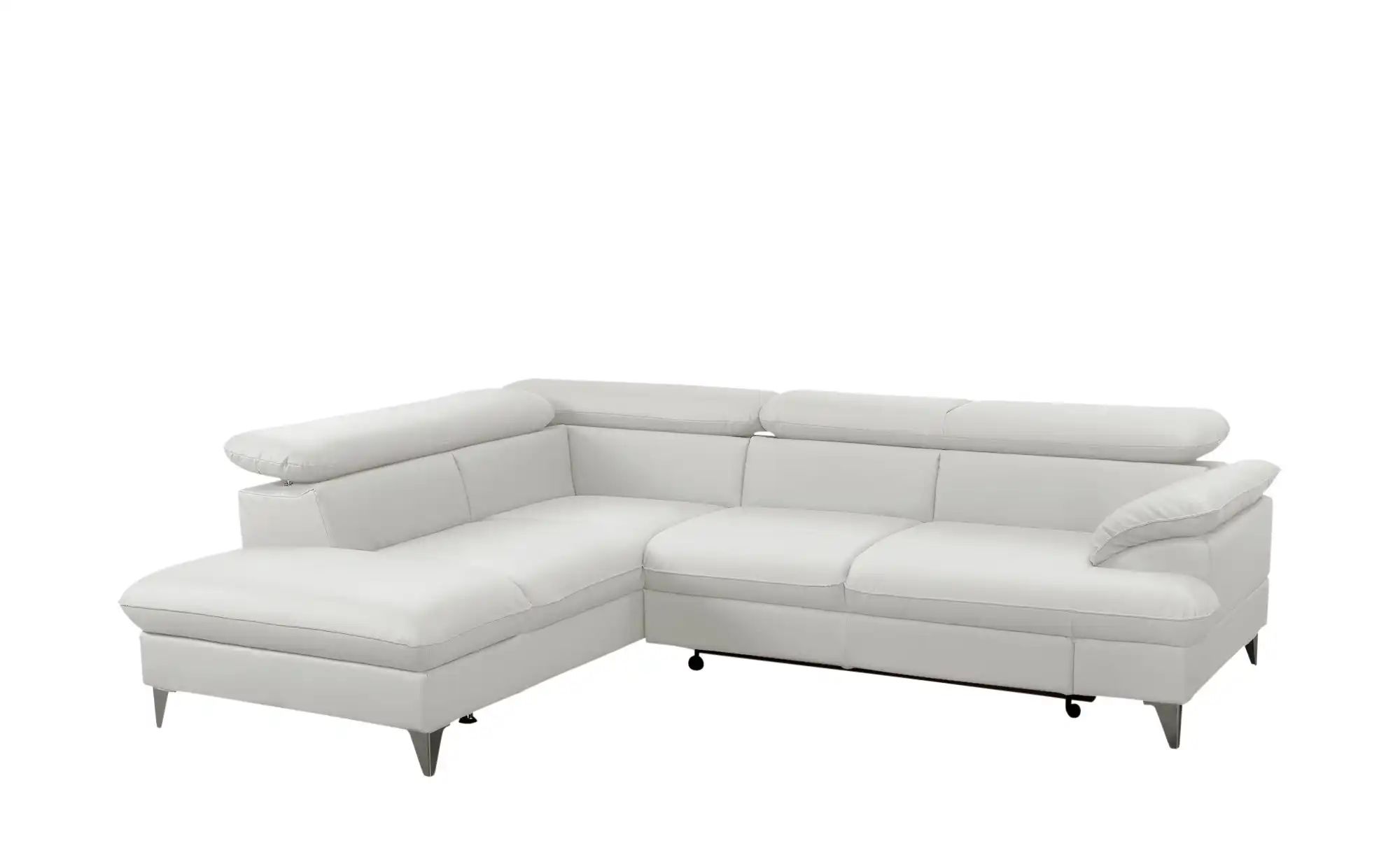 uno Ecksofa aus Kunstleder David ¦ grau ¦ Maße (cm): B: 208 H: 74 T: 256 Po günstig online kaufen