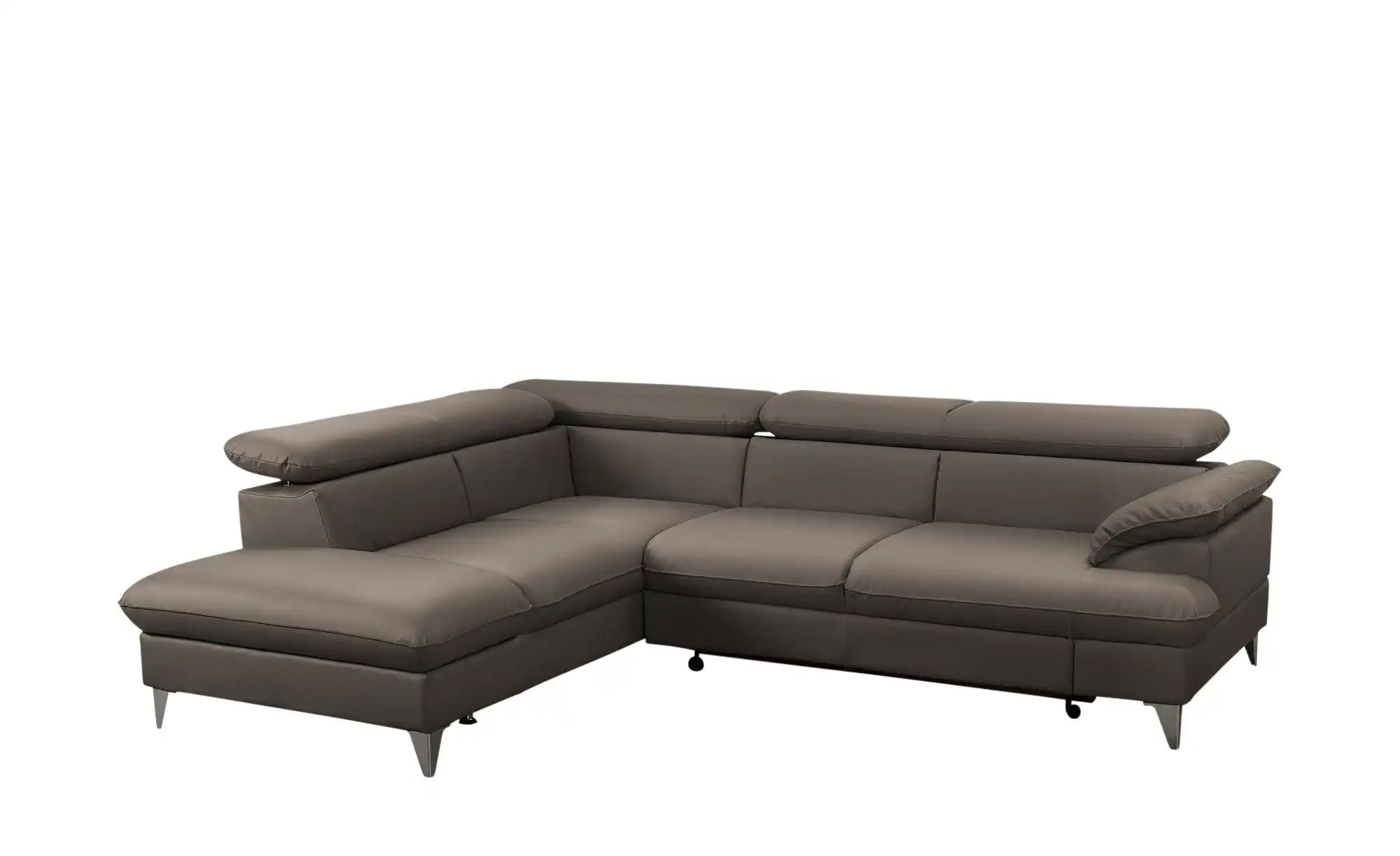 uno Ecksofa aus Kunstleder David ¦ braun ¦ Maße (cm): B: 208 H: 74 T: 256 P günstig online kaufen