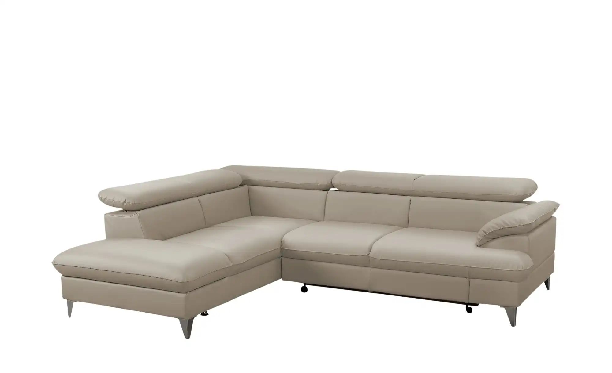 uno Ecksofa aus Kunstleder David ¦ beige ¦ Maße (cm): B: 208 H: 74 T: 256 P günstig online kaufen