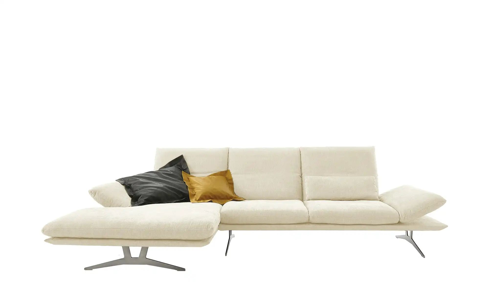 KOINOR Ecksofa aus Flachgewebe Francis ¦ creme ¦ Maße (cm): B: 314 H: 93 T: günstig online kaufen