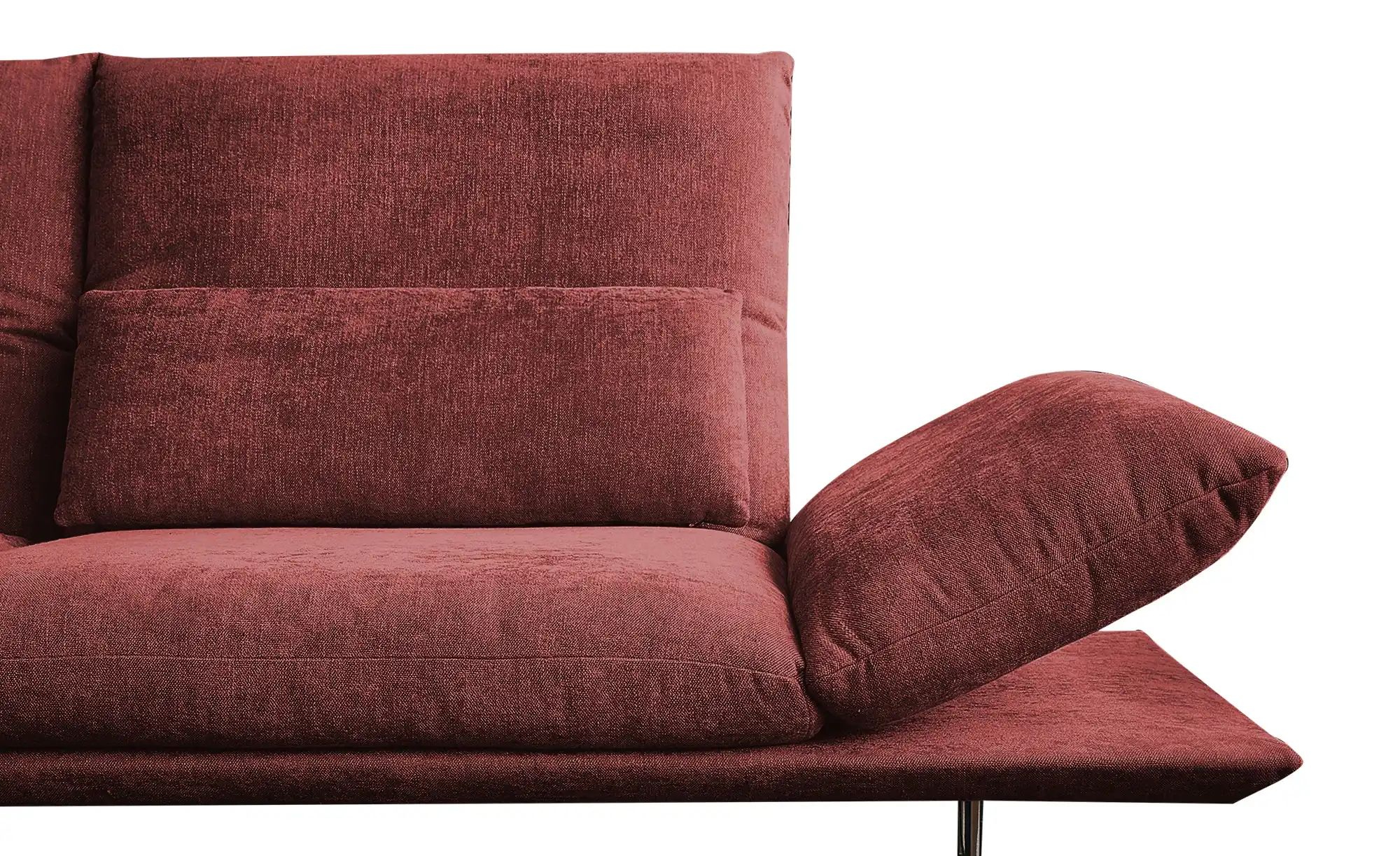 KOINOR Ecksofa aus Flachgewebe Francis ¦ rot ¦ Maße (cm): B: 314 H: 93 T: 1 günstig online kaufen