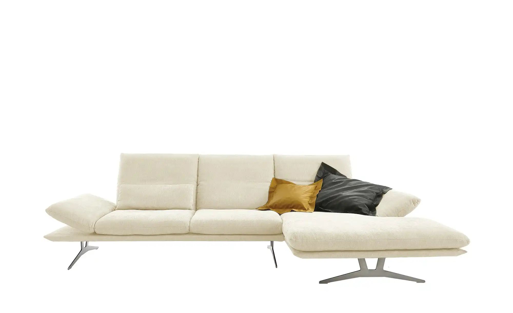 KOINOR Ecksofa aus Flachgewebe Francis ¦ creme ¦ Maße (cm): B: 314 H: 93 T: günstig online kaufen