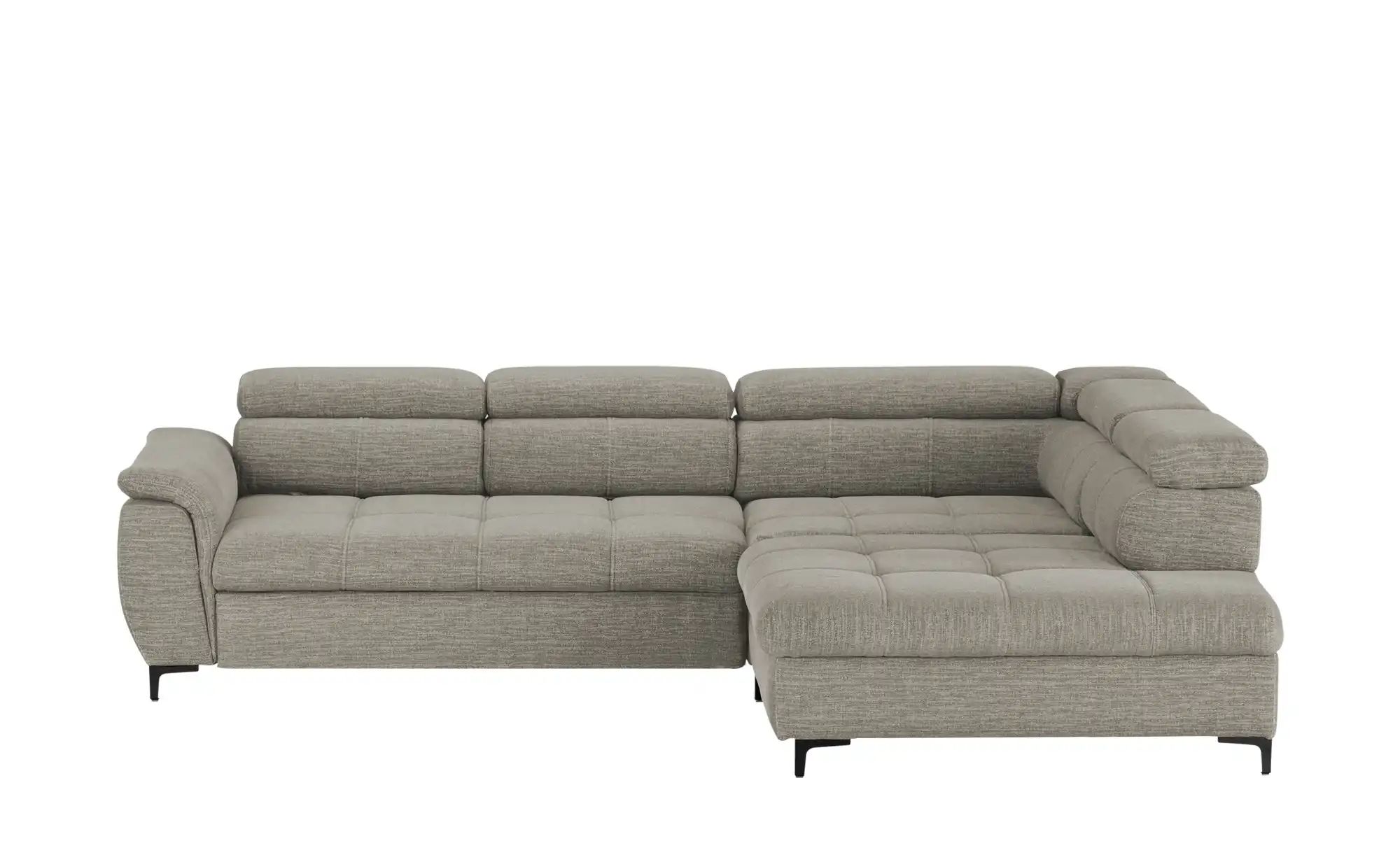 switch Ecksofa aus Flachgewebe Denvo ¦ grau ¦ Maße (cm): B: 290 H: 94 T: 21 günstig online kaufen