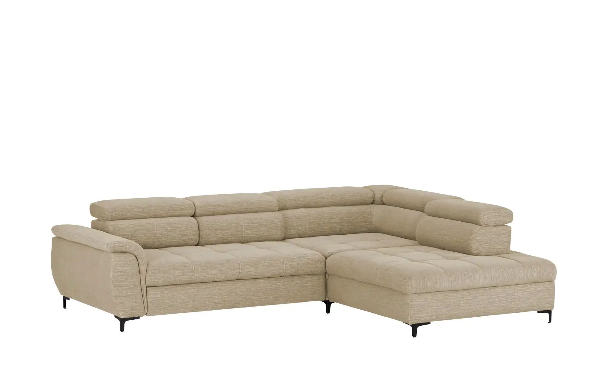 switch Ecksofa aus Flachgewebe Denvo ¦ beige ¦ Maße (cm): B: 290 H: 94 T: 2 günstig online kaufen