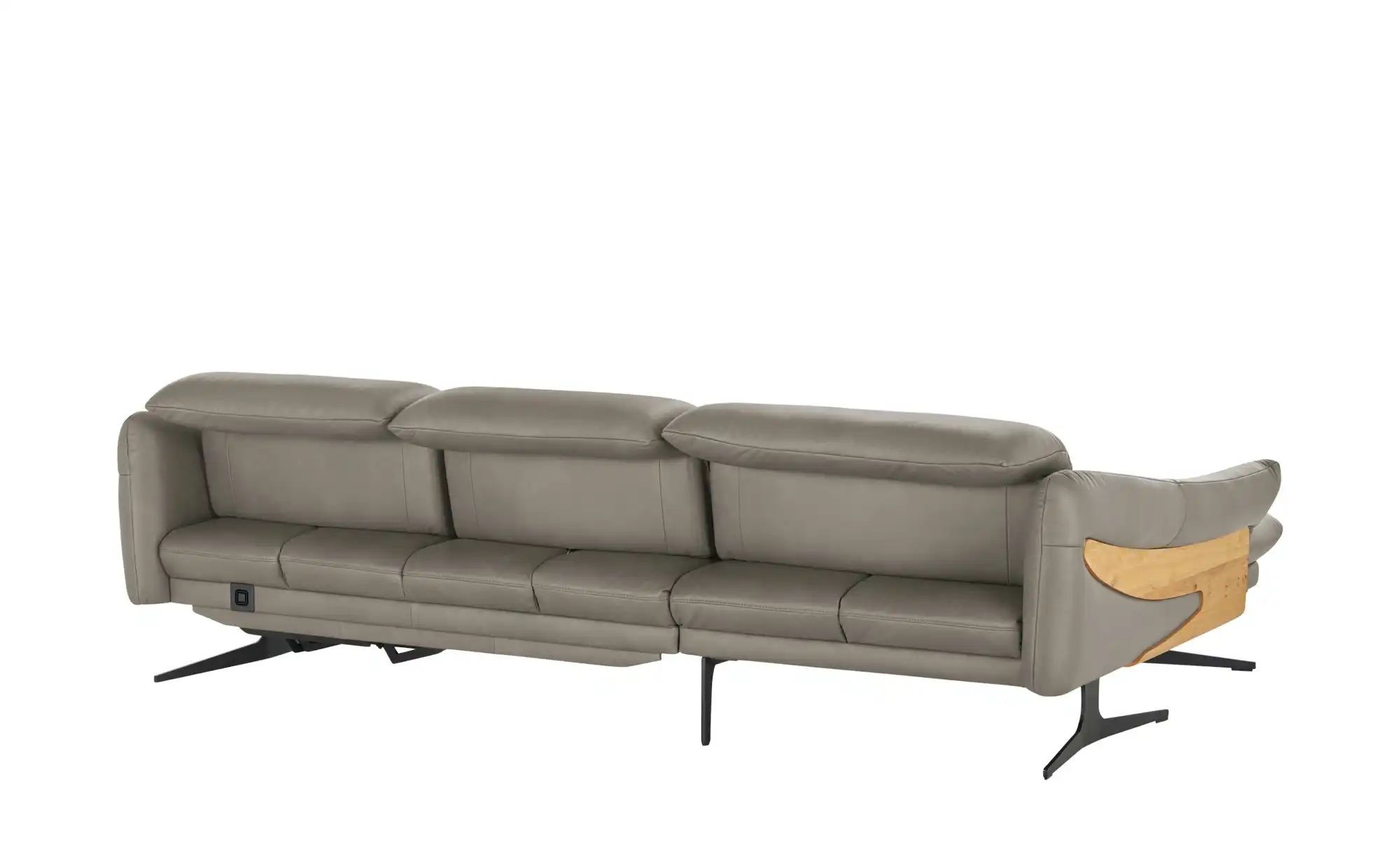 himolla Ecksofa Leder 1059 | Grau, links | Höffner