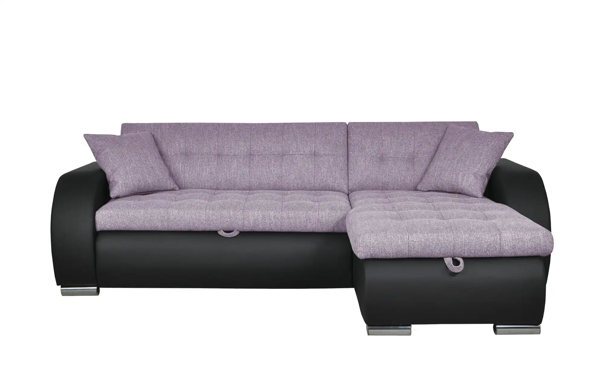 Ecksofa  Aries ¦ lila/violett ¦ Maße (cm): B: 242 H: 80 T: 161 Polstermöbel günstig online kaufen