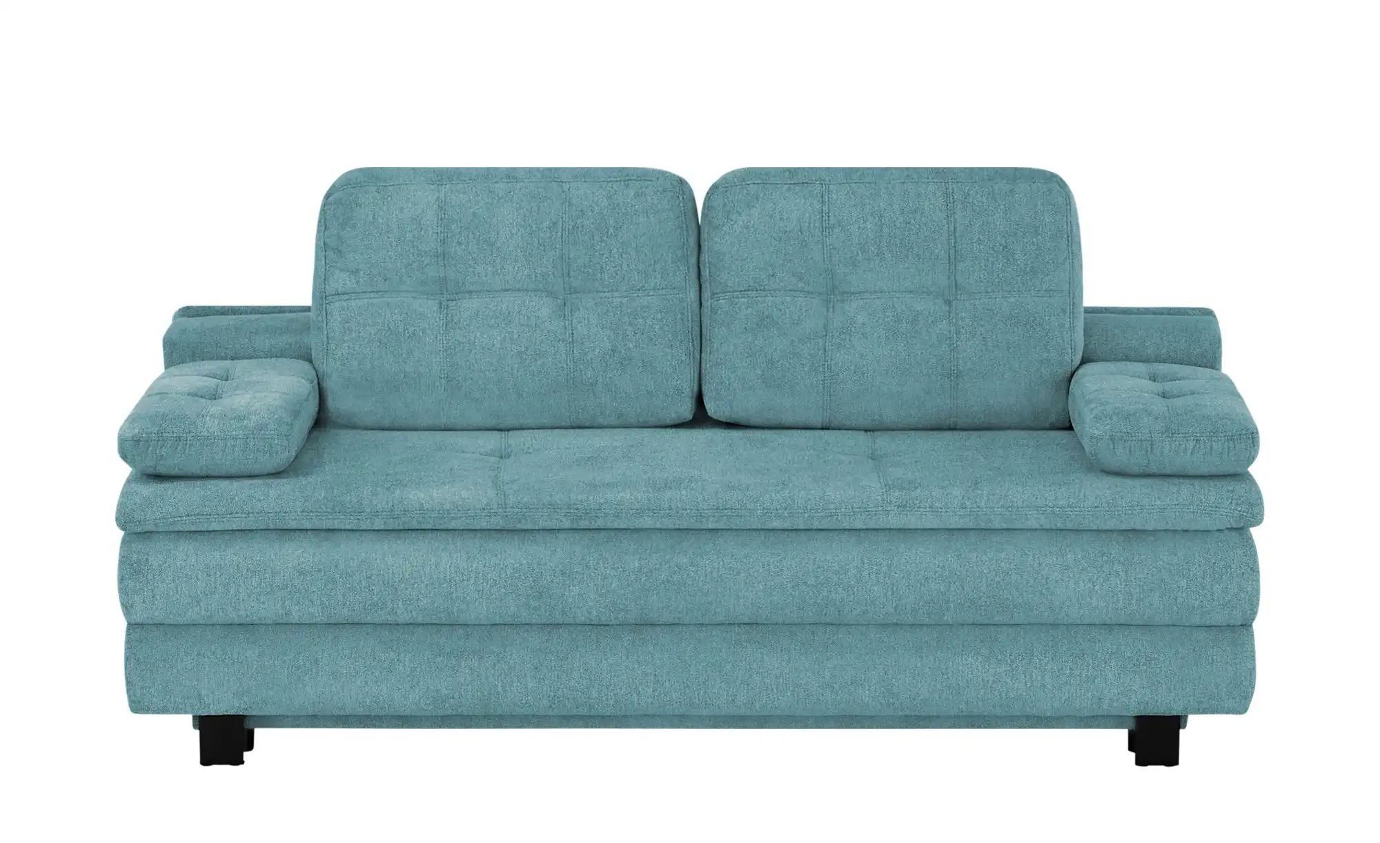 switch Schlafsofa aus Mikrofaser Fox ¦ blau ¦ Maße (cm): B: 203 H: 95 T: 10 günstig online kaufen