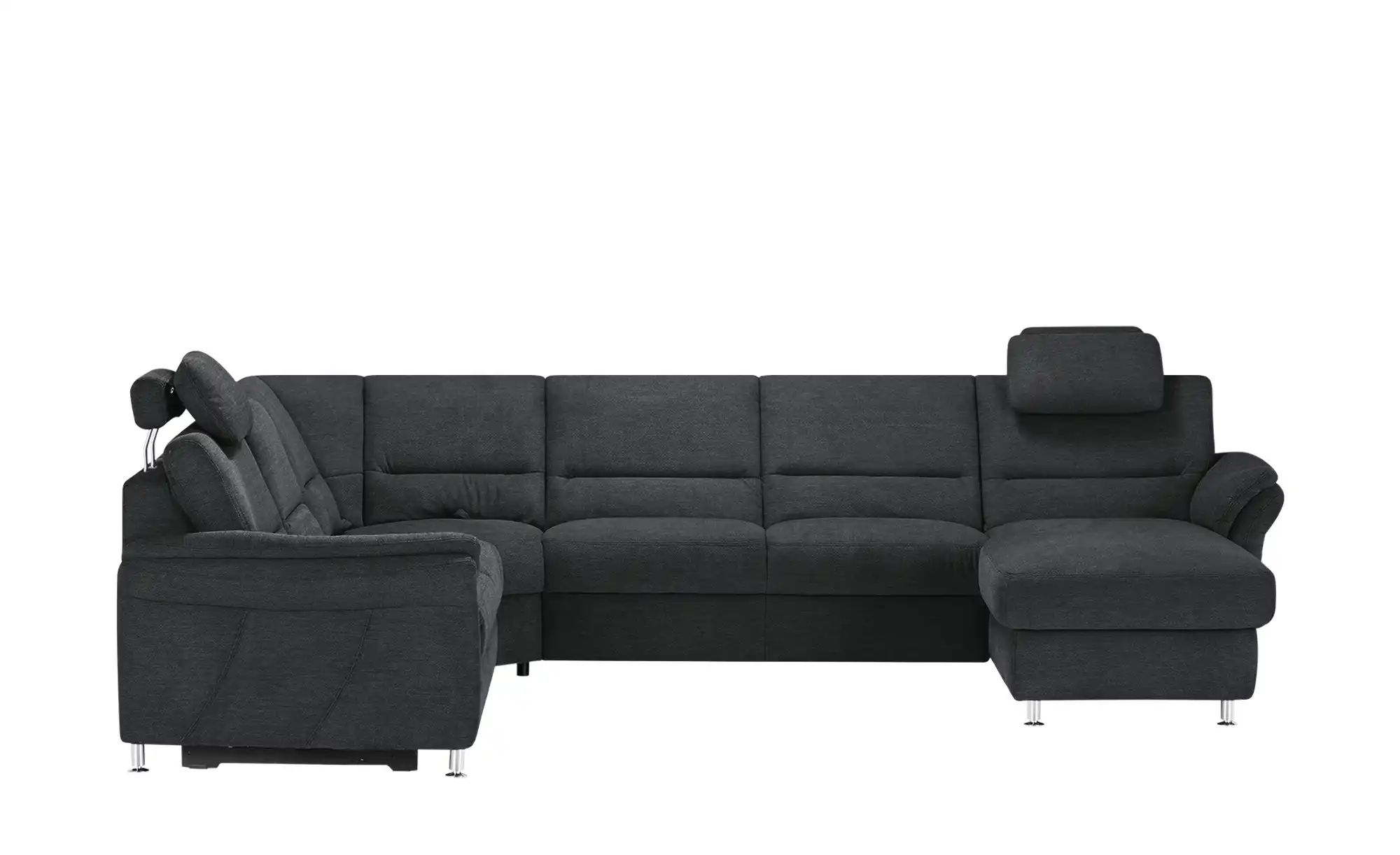 meinSofa Wohnlandschaft  Donald ¦ schwarz ¦ Maße (cm): B: 335 H: 89 T: 262 günstig online kaufen