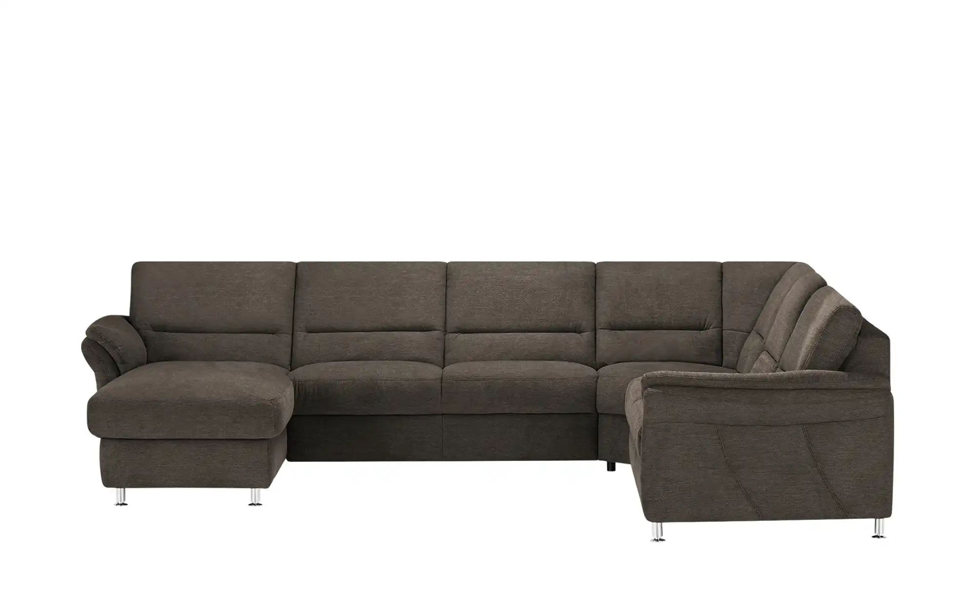 meinSofa Wohnlandschaft  Donald ¦ braun ¦ Maße (cm): B: 335 H: 89 T: 262 Po günstig online kaufen