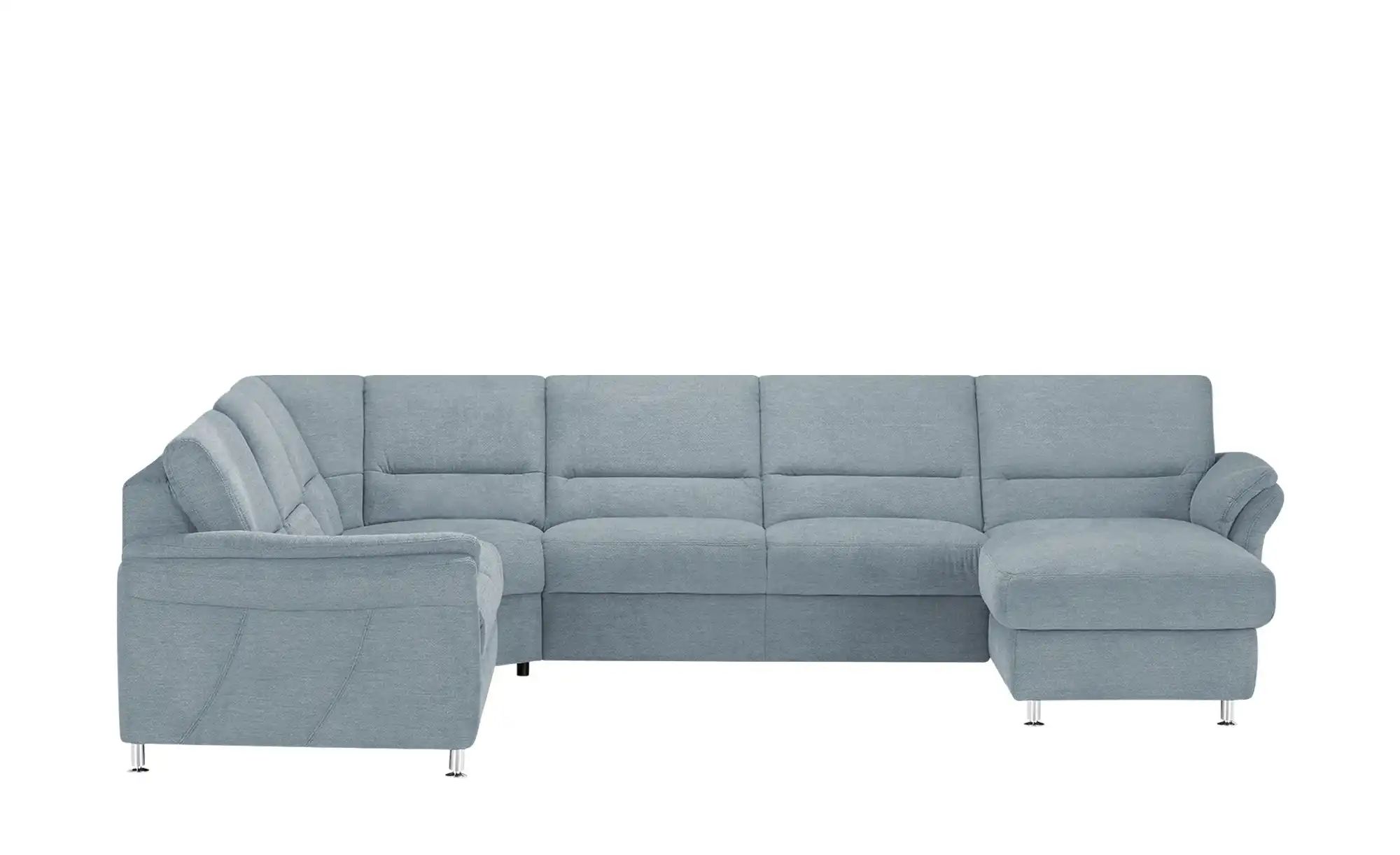 meinSofa Wohnlandschaft  Donald ¦ blau ¦ Maße (cm): B: 335 H: 89 T: 262 Pol günstig online kaufen