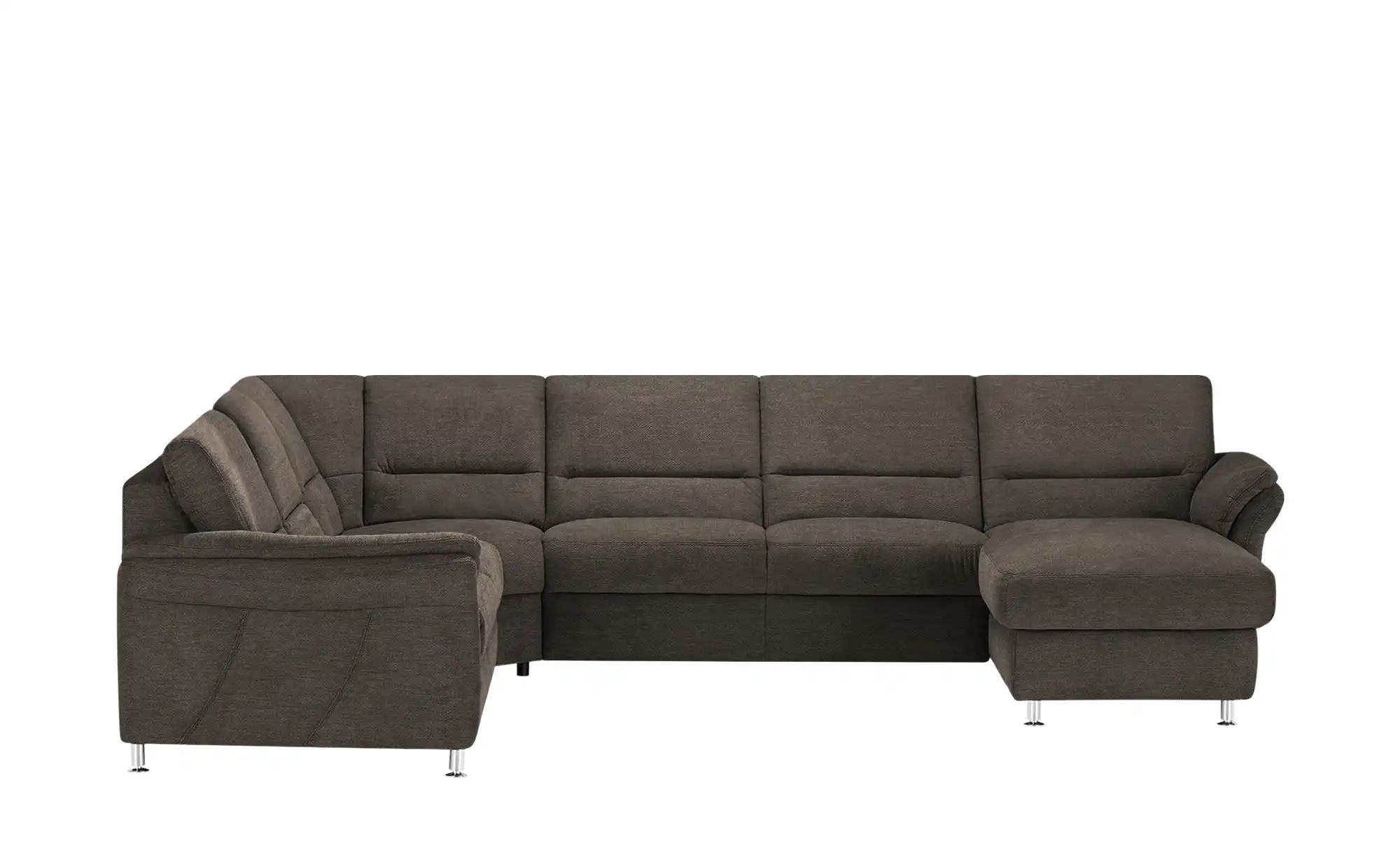 meinSofa Wohnlandschaft  Donald ¦ braun ¦ Maße (cm): B: 335 H: 89 T: 262 Po günstig online kaufen