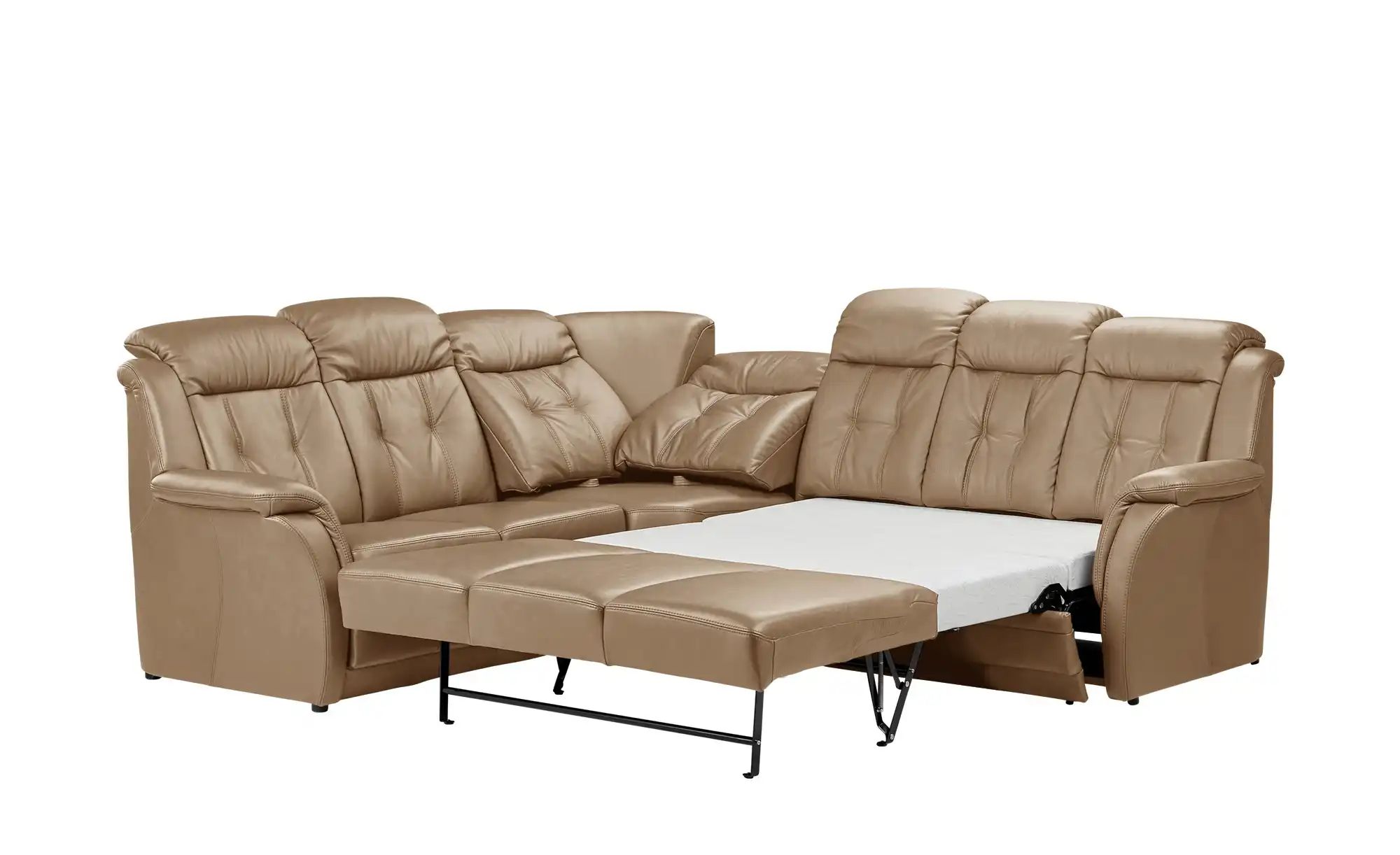 Thumbnail - Polstermöbel Oelsa Komfort-Ecksofa aus Leder  Andorra ¦ braun ¦ Maße (cm): B: 272 H: 99 T: 238.0 Polstermöbel > Sofas > ...