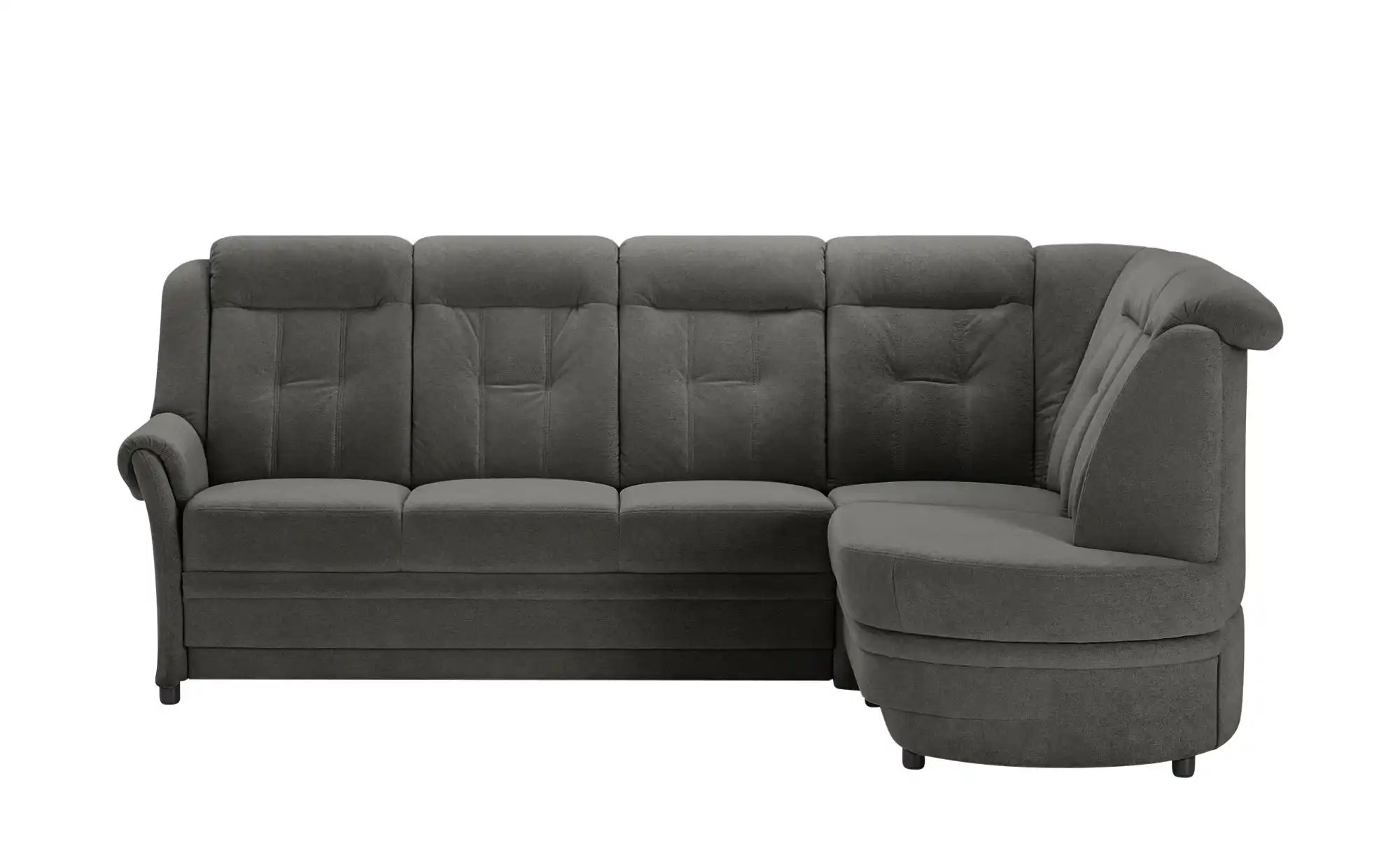 Polstermöbel Oelsa Ecksofa  Andorra ¦ grau ¦ Maße (cm): B: 256 H: 102 T: 18 günstig online kaufen