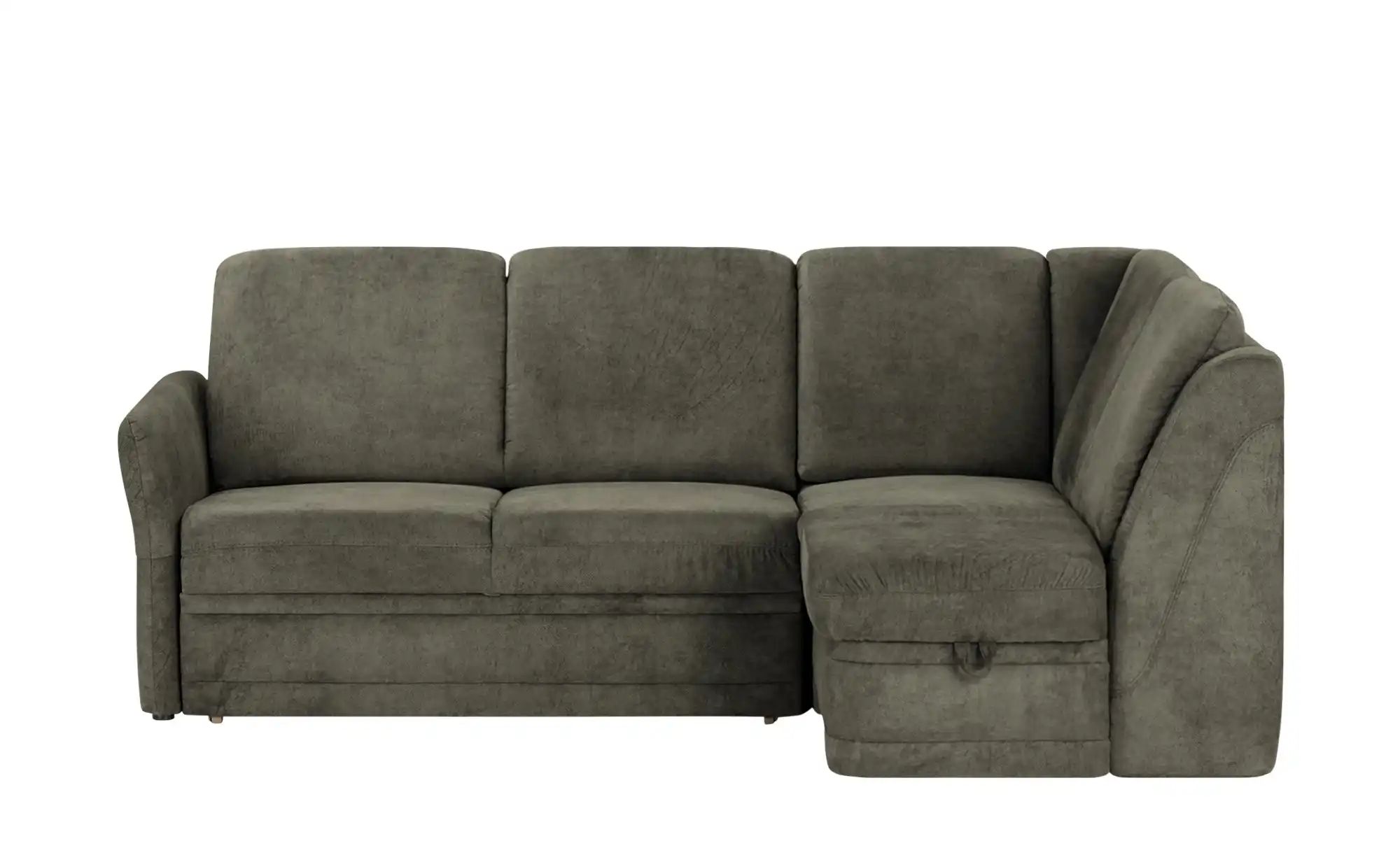 Polstermöbel Oelsa Ecksofa  Luna ¦ grün ¦ Maße (cm): B: 224 H: 91 T: 160 Po günstig online kaufen