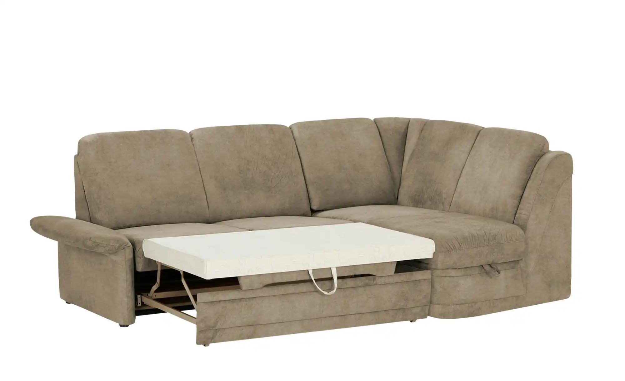 Polstermöbel Oelsa Ecksofa  Luna ¦ braun ¦ Maße (cm): B: 224 H: 91 T: 160 P günstig online kaufen