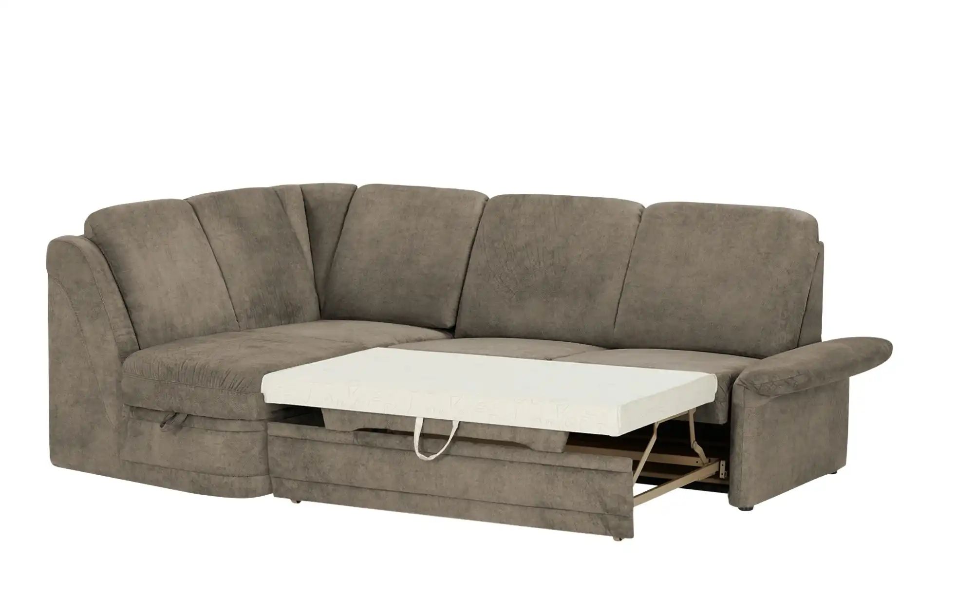 Polstermöbel Oelsa Ecksofa  Luna ¦ braun ¦ Maße (cm): B: 224 H: 91 T: 160 P günstig online kaufen