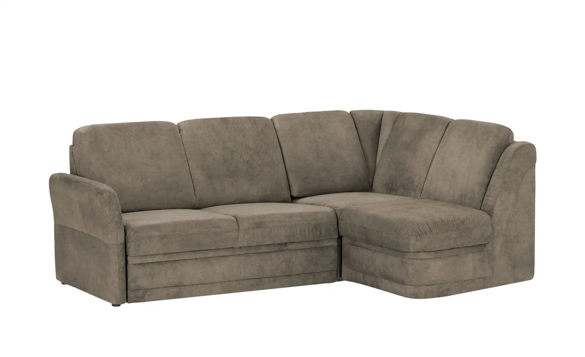 Polstermöbel Oelsa Ecksofa  Luna ¦ braun ¦ Maße (cm): B: 224 H: 91 T: 160 P günstig online kaufen