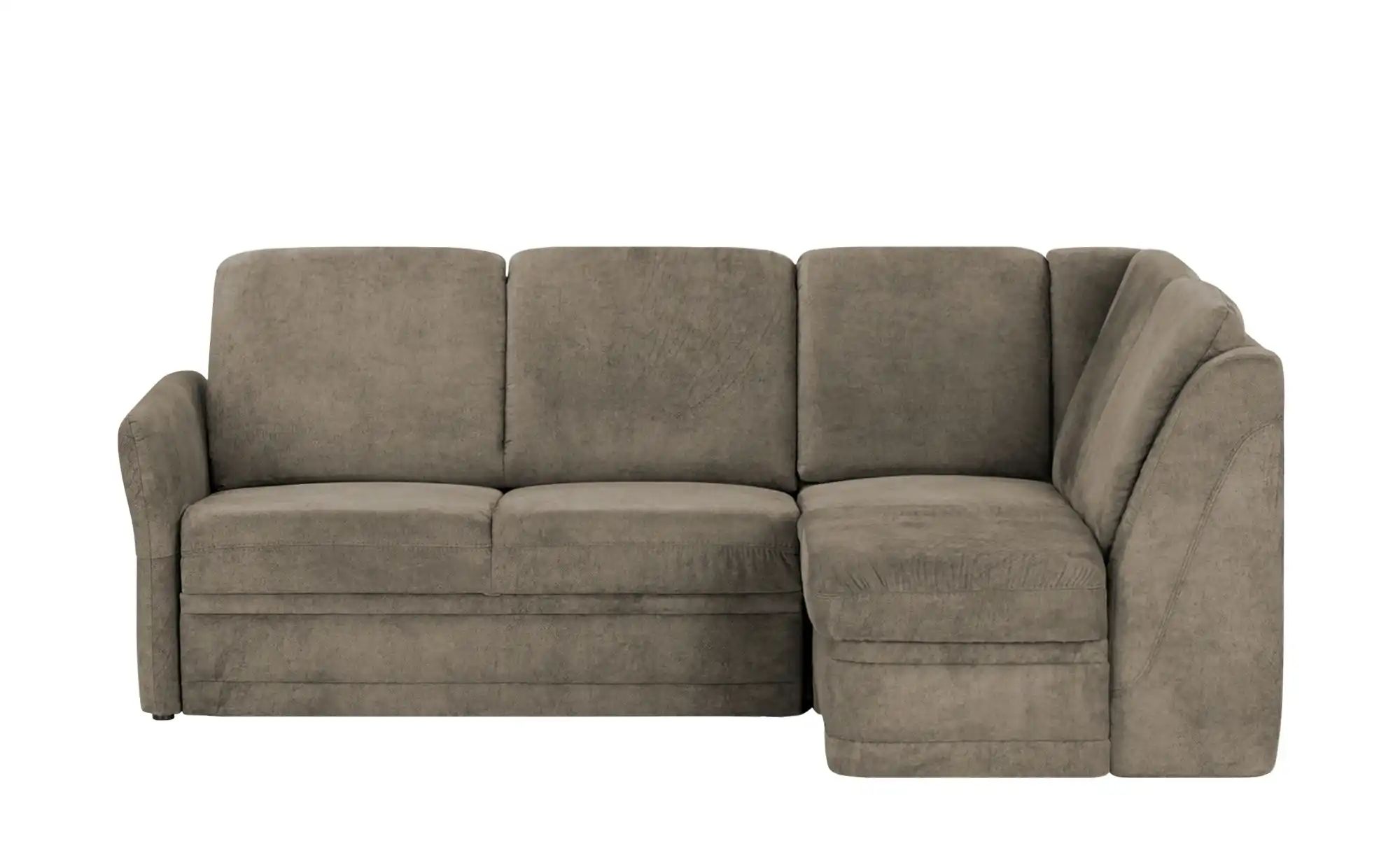 Polstermöbel Oelsa Ecksofa  Luna ¦ braun ¦ Maße (cm): B: 224 H: 91 T: 160 P günstig online kaufen