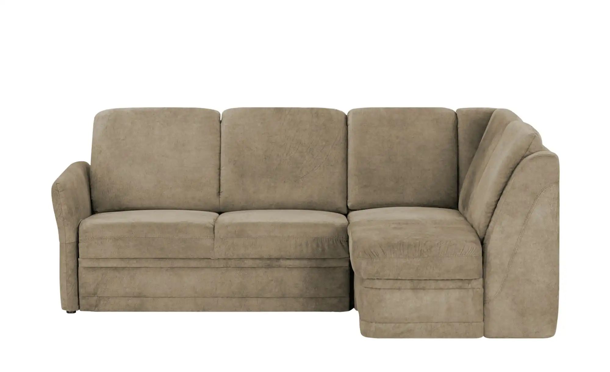 Polstermöbel Oelsa Ecksofa  Luna ¦ braun ¦ Maße (cm): B: 224 H: 91 T: 160 P günstig online kaufen