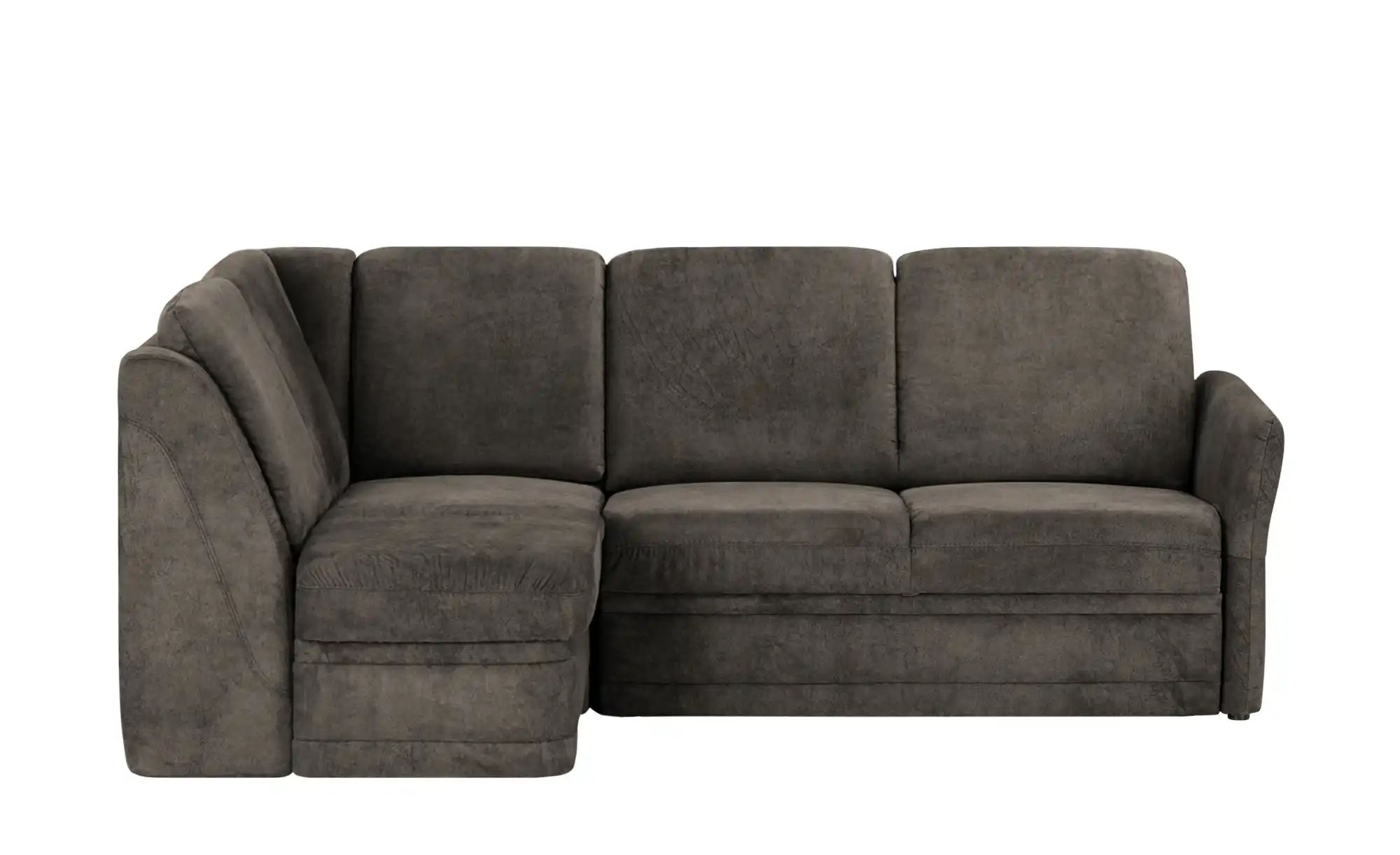 Polstermöbel Oelsa Ecksofa  Luna ¦ schwarz ¦ Maße (cm): B: 224 H: 91 T: 160 günstig online kaufen