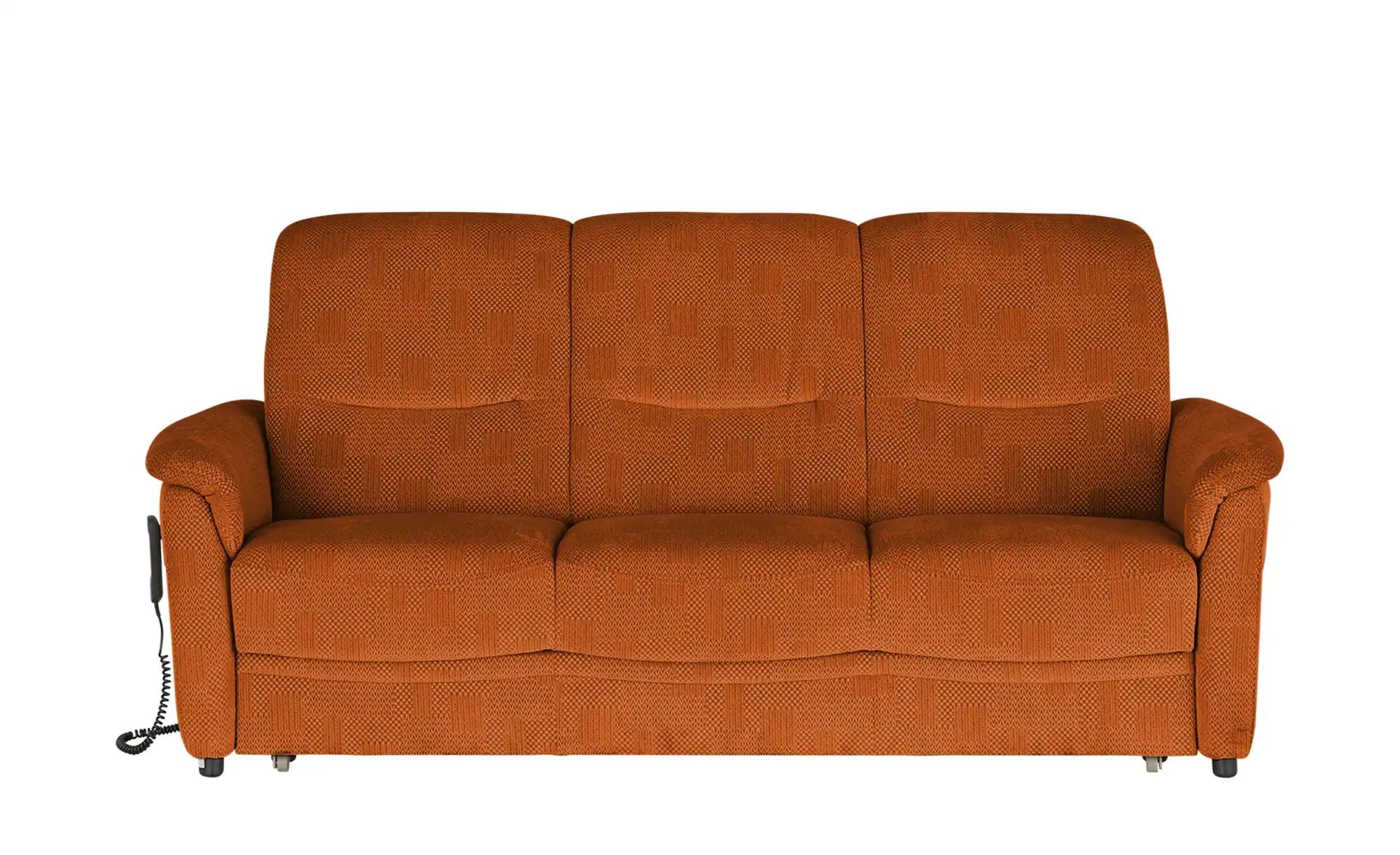 Polstermöbel Oelsa Schlafsofa  Sarah ¦ orange ¦ Maße (cm): B: 223 H: 100 T: günstig online kaufen