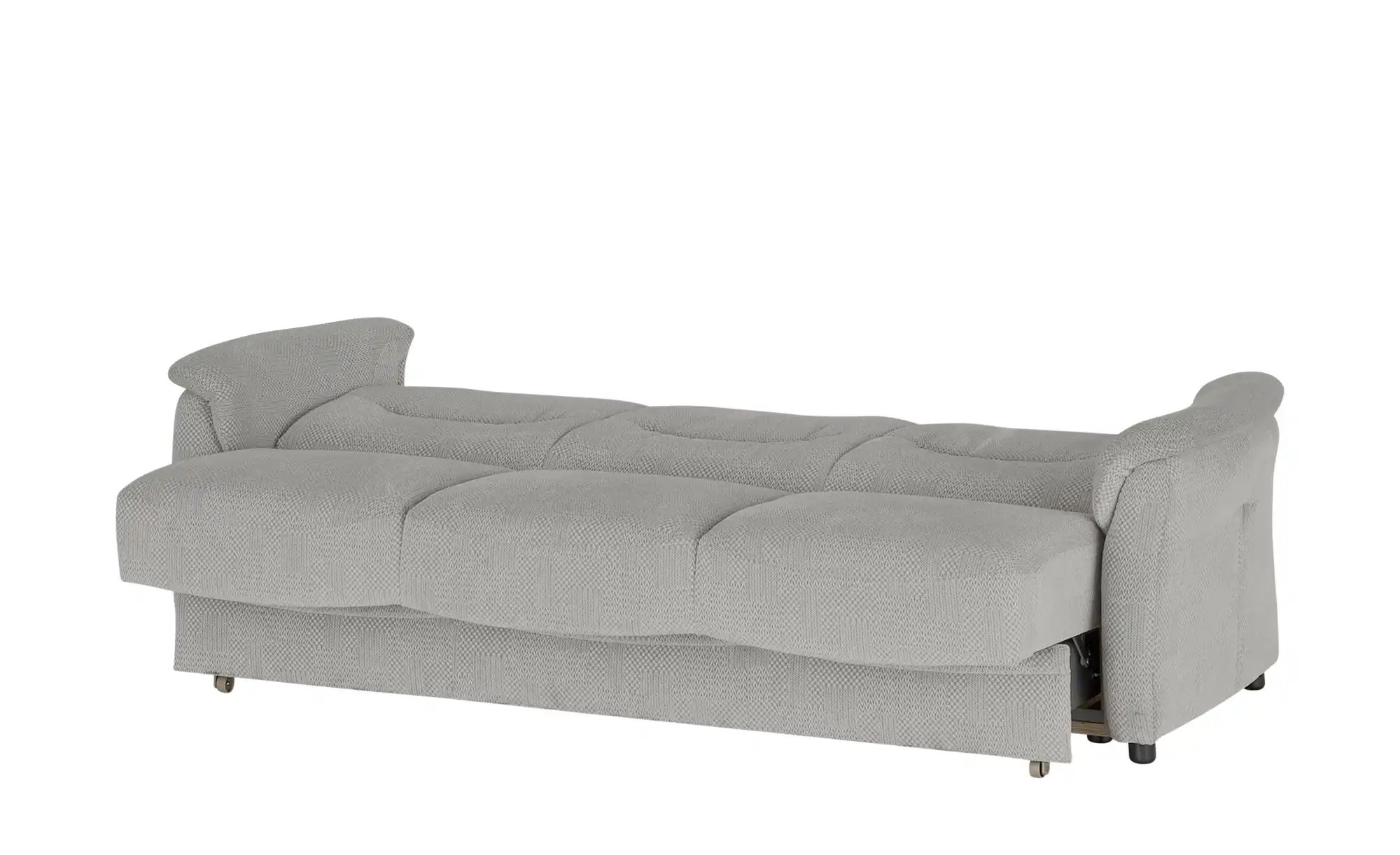 Polstermöbel Oelsa Schlafsofa  Sarah ¦ grau ¦ Maße (cm): B: 223 H: 100 T: 9 günstig online kaufen