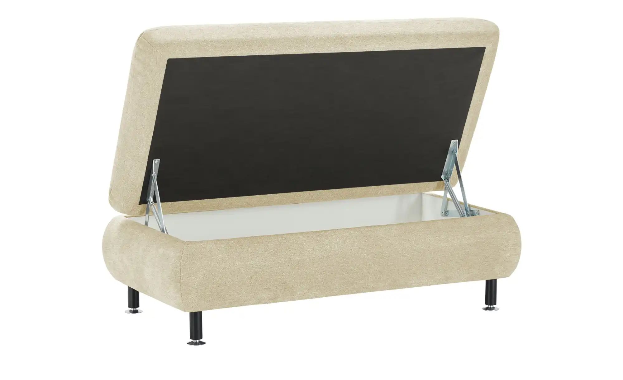 Thumbnail - Lounge Collection XXL-Hocker Sally ¦ beige ¦ Maße (cm): B: 129 H: 47 T: 64.0 Polstermöbel > Hocker - Höffner