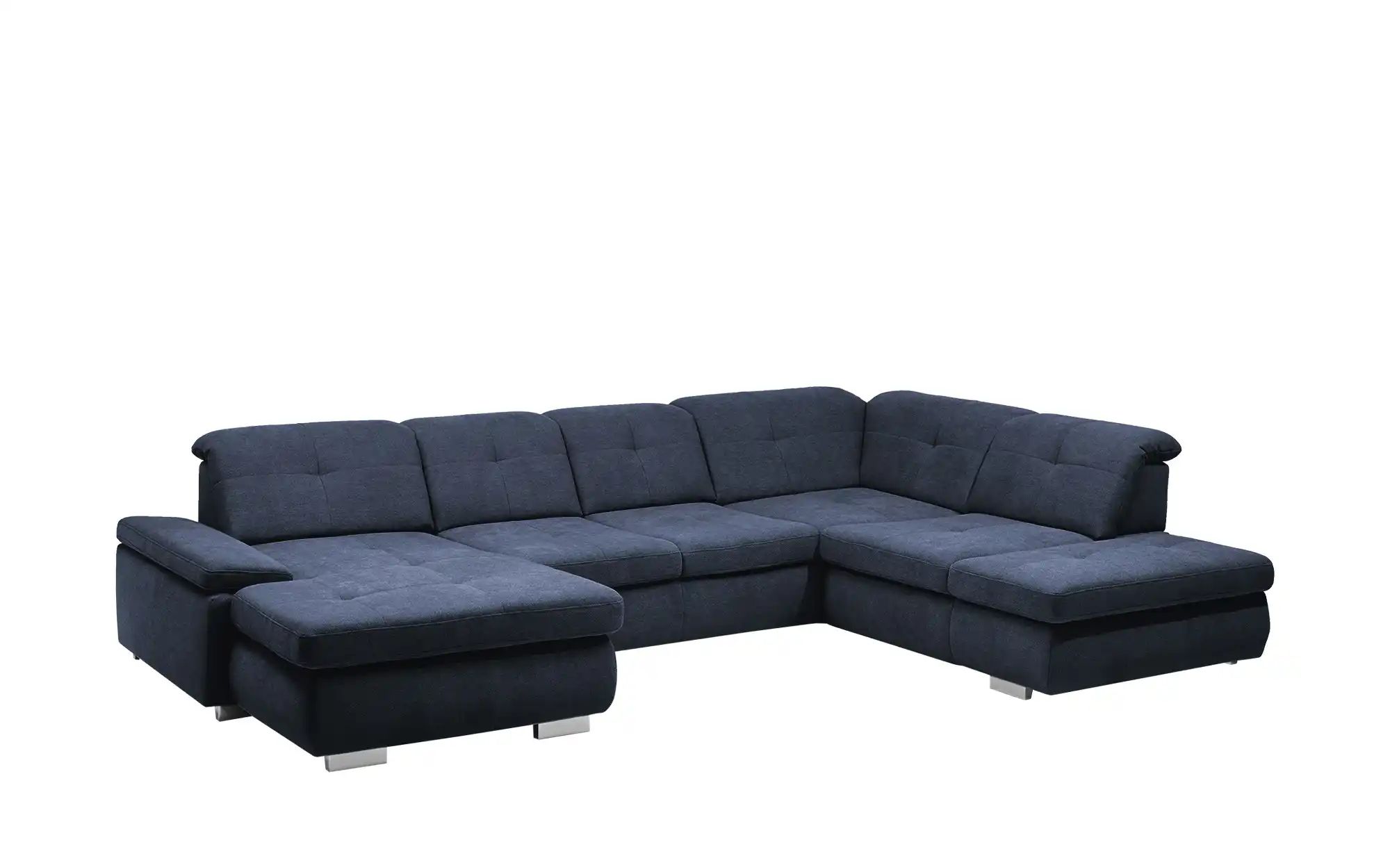 Lounge Collection Wohnlandschaft Flachgewebe  Affair ¦ blau ¦ Maße (cm): B: günstig online kaufen