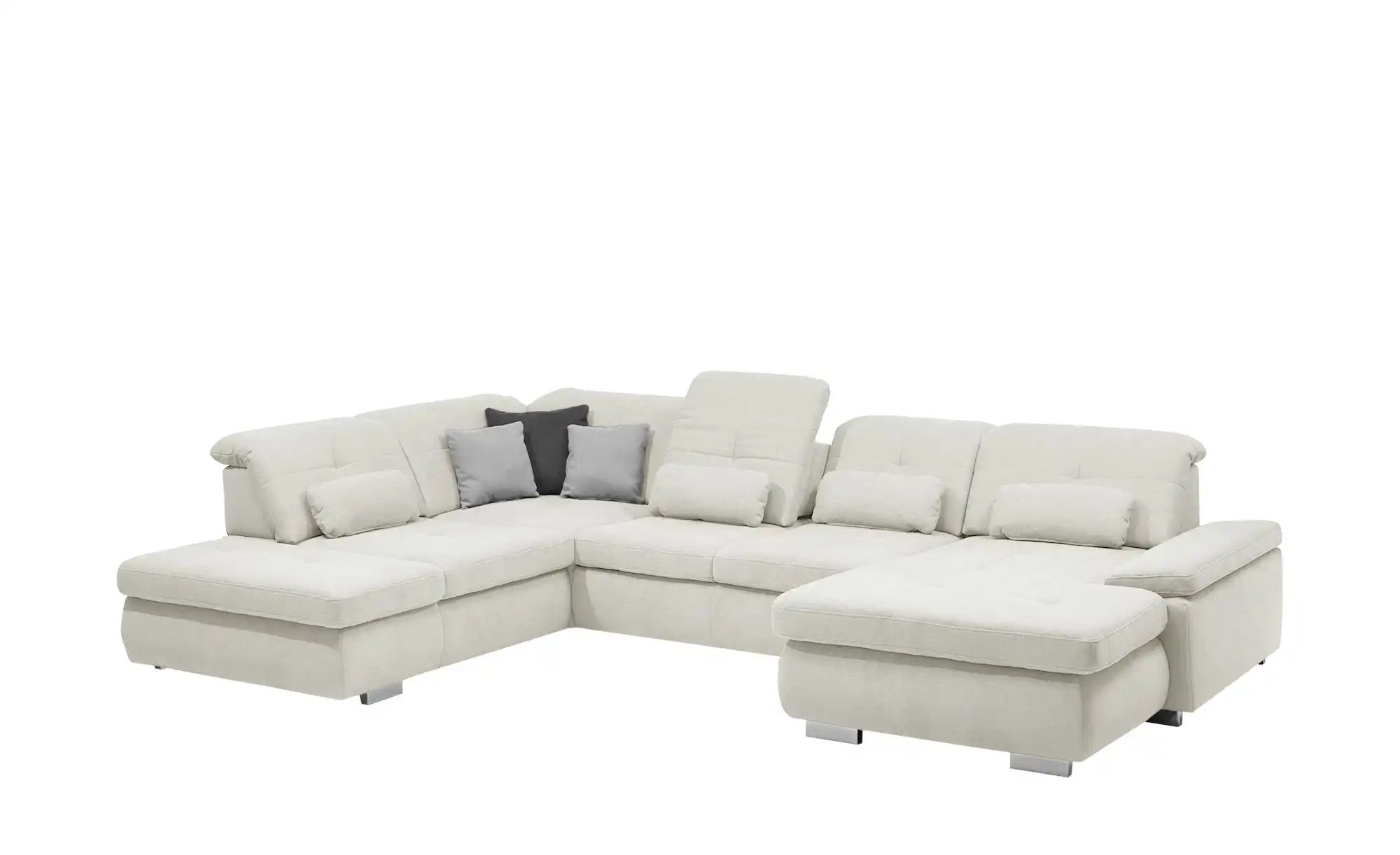 Lounge Collection Wohnlandschaft Flachgewebe  Affair ¦ creme ¦ Maße (cm): B günstig online kaufen