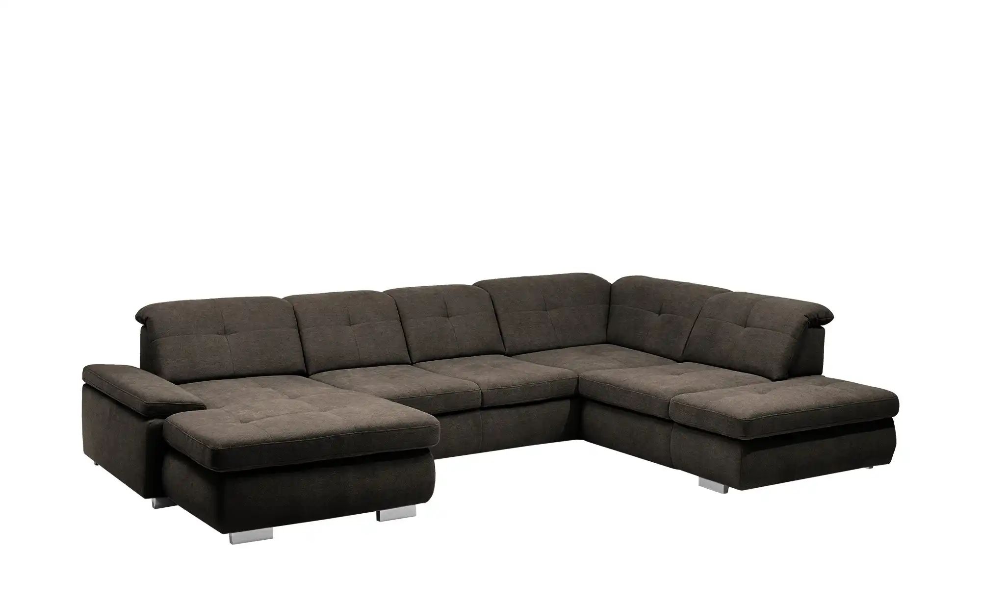 Lounge Collection Wohnlandschaft Flachgewebe  Affair ¦ braun ¦ Maße (cm): B günstig online kaufen