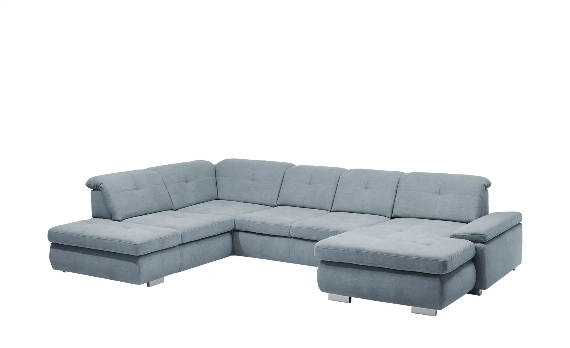 Lounge Collection Wohnlandschaft Flachgewebe  Affair ¦ blau ¦ Maße (cm): B: günstig online kaufen