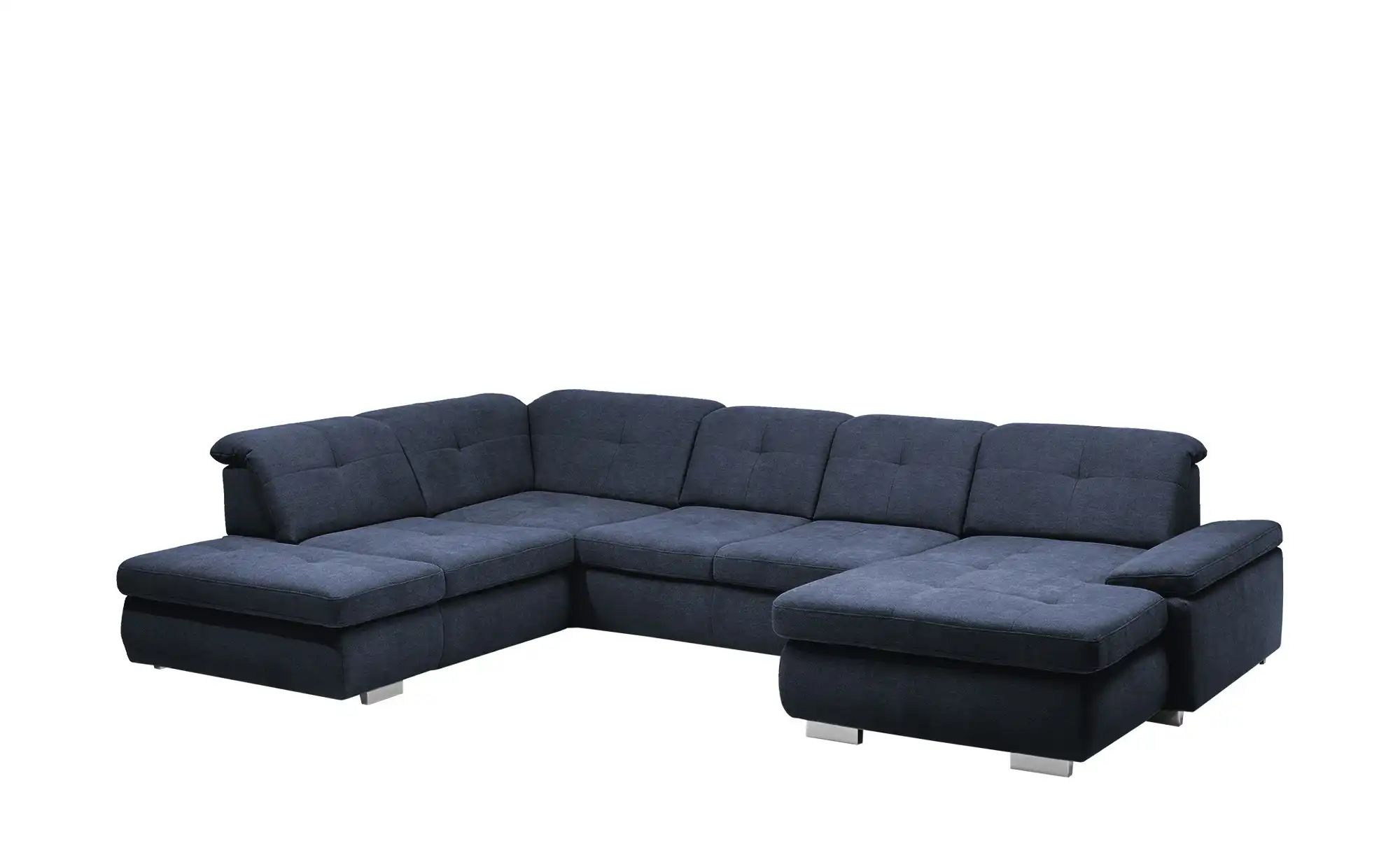 Lounge Collection Wohnlandschaft Flachgewebe  Affair ¦ blau ¦ Maße (cm): B: günstig online kaufen