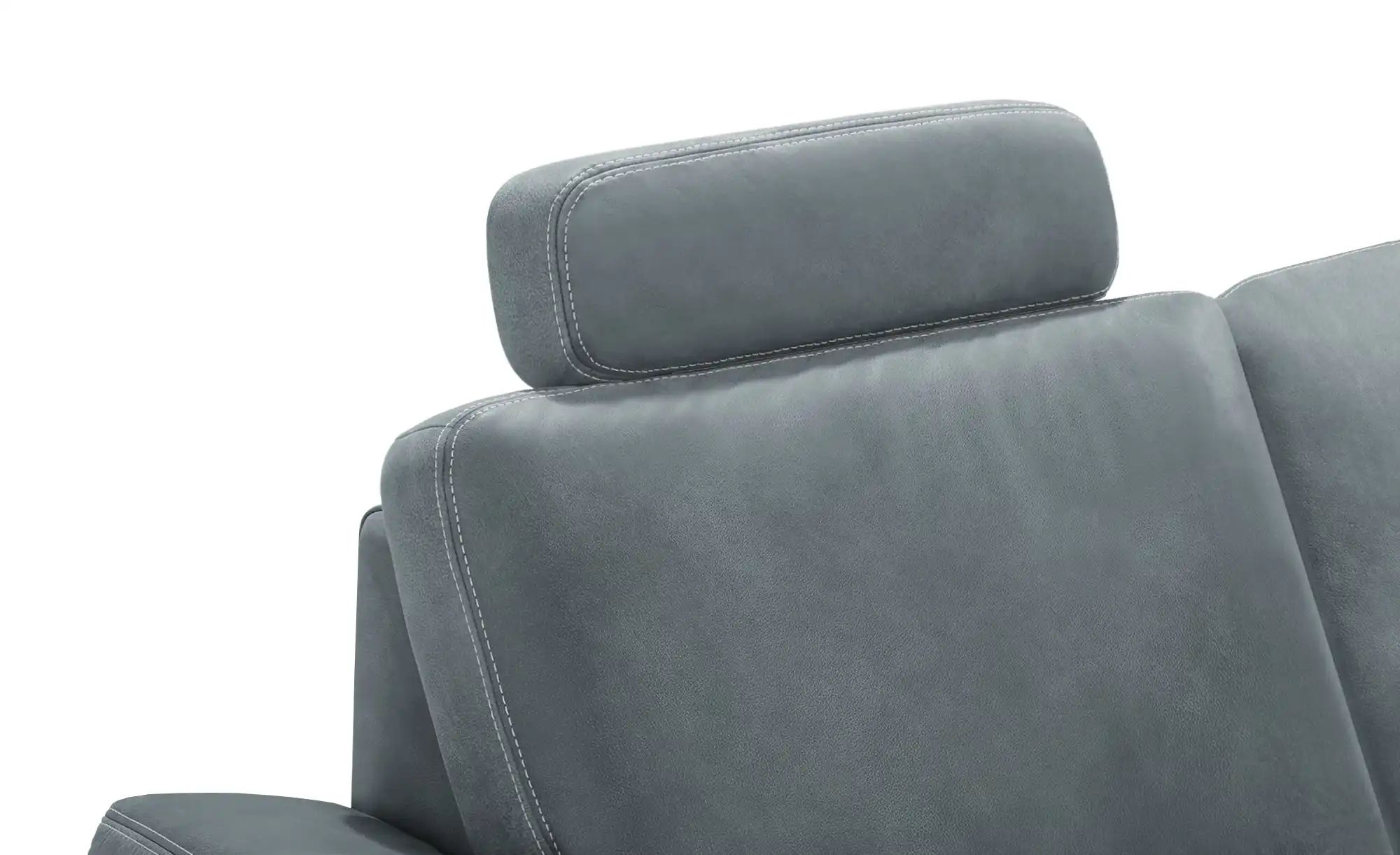 Thumbnail - meinSofa Wohnlandschaft Leder Samu ¦ grau ¦ Maße (cm): B: 316 H: 90 T: 235.0 Polstermöbel > Sofas > Schlafsofas - Höffne...