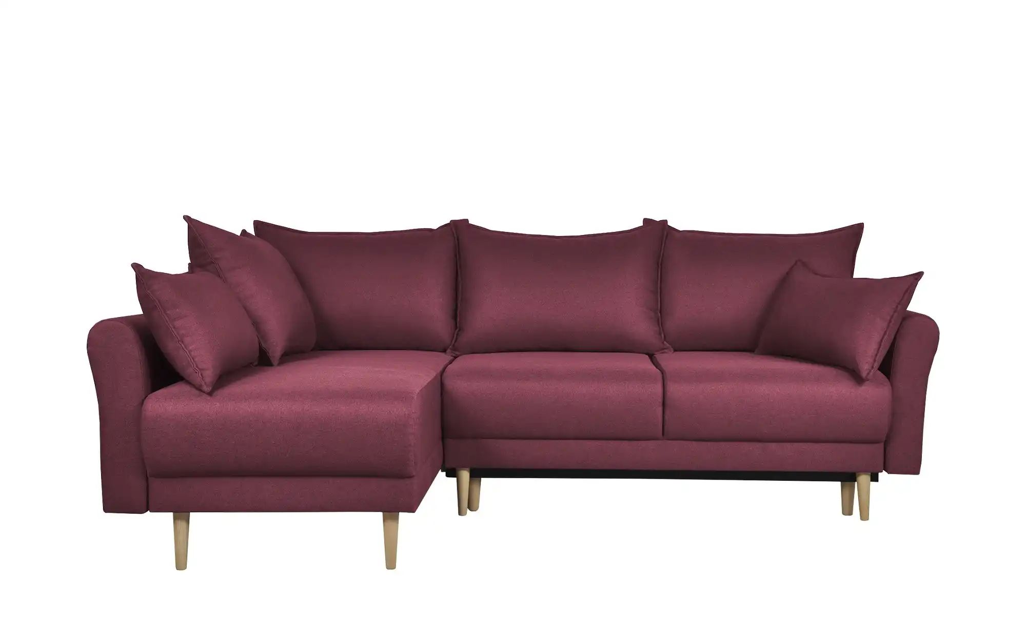 smart Ecksofa  Elise ¦ rot ¦ Maße (cm): B: 227 H: 88 T: 170 Polstermöbel > günstig online kaufen