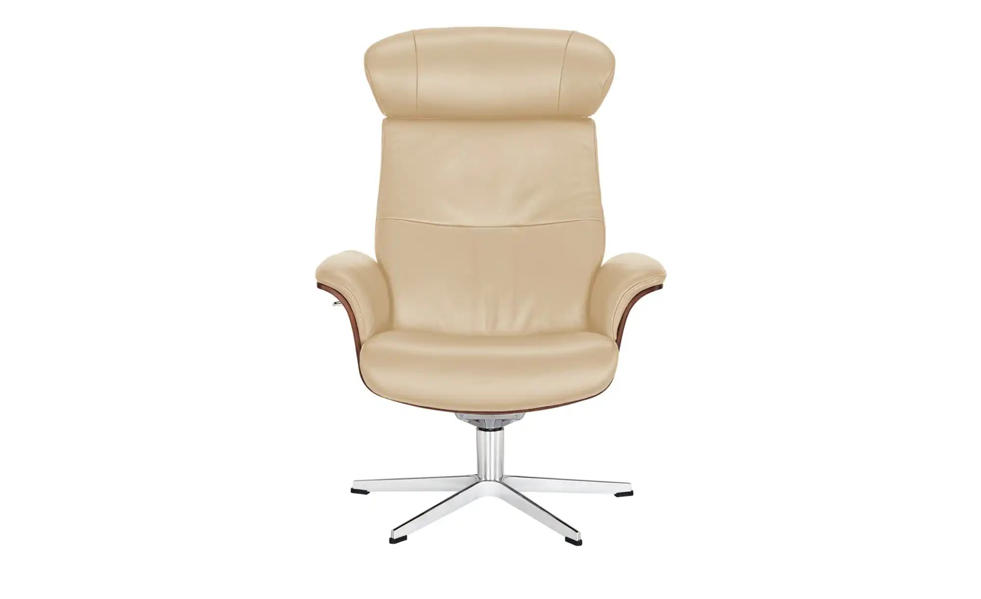 Thumbnail - Relaxsessel aus Leder Timeout ¦ beige ¦ Maße (cm): B: 80 H: 101 T: 81.0 Polstermöbel > Sessel > Fernsehsessel - Höffner