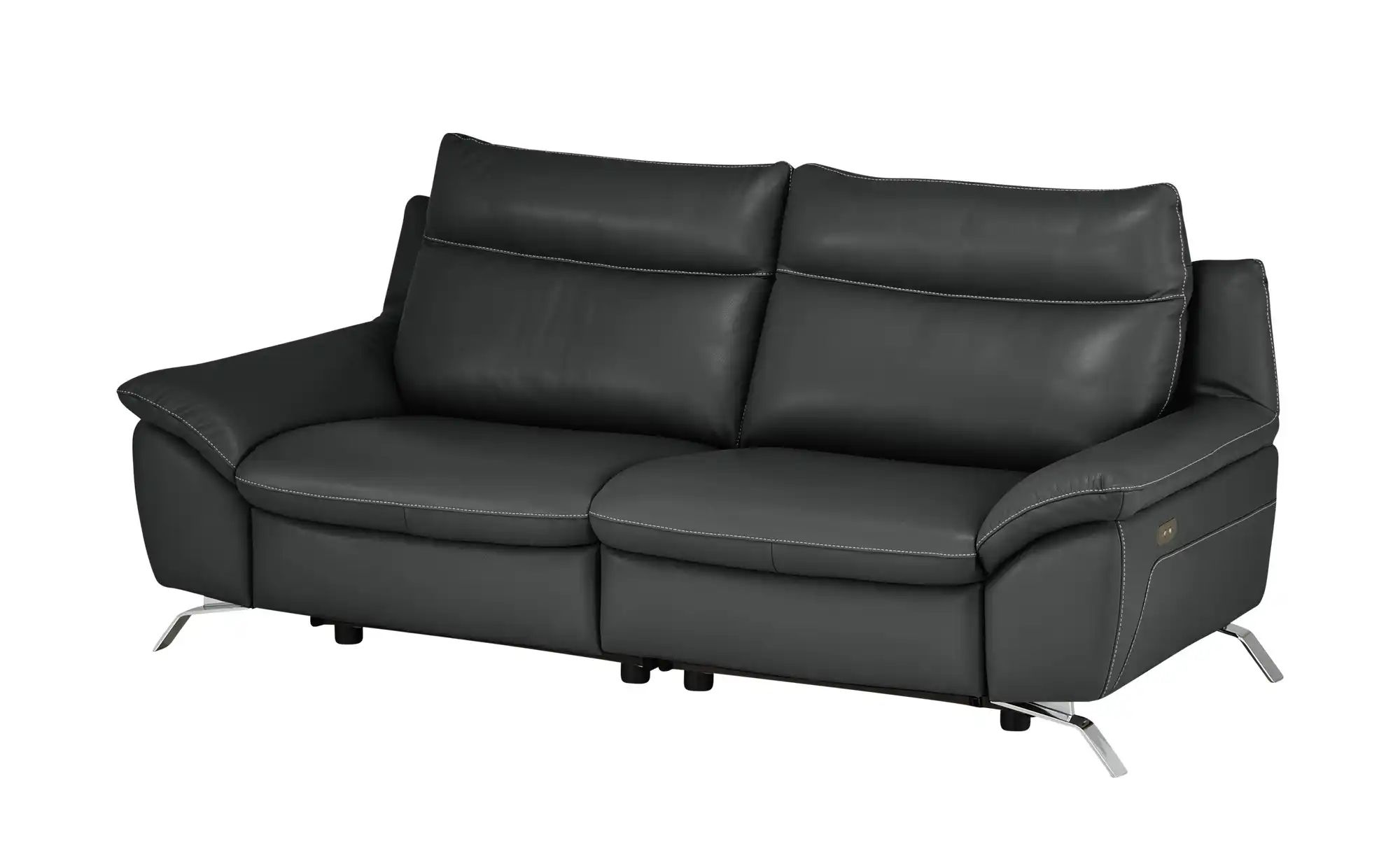 Natuzzi Editions Sofa aus Echtleder Orlando ¦ schwarz ¦ Maße (cm): B: 212 H günstig online kaufen