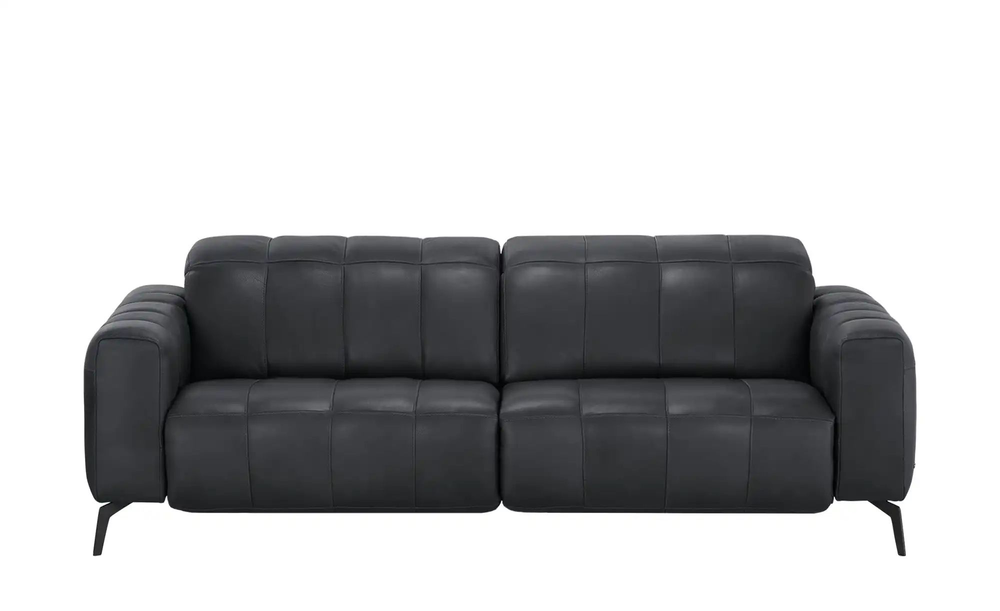 Natuzzi Editions Ledersofa mit Kopfteilverstellung Portento ¦ schwarz ¦ Maß günstig online kaufen