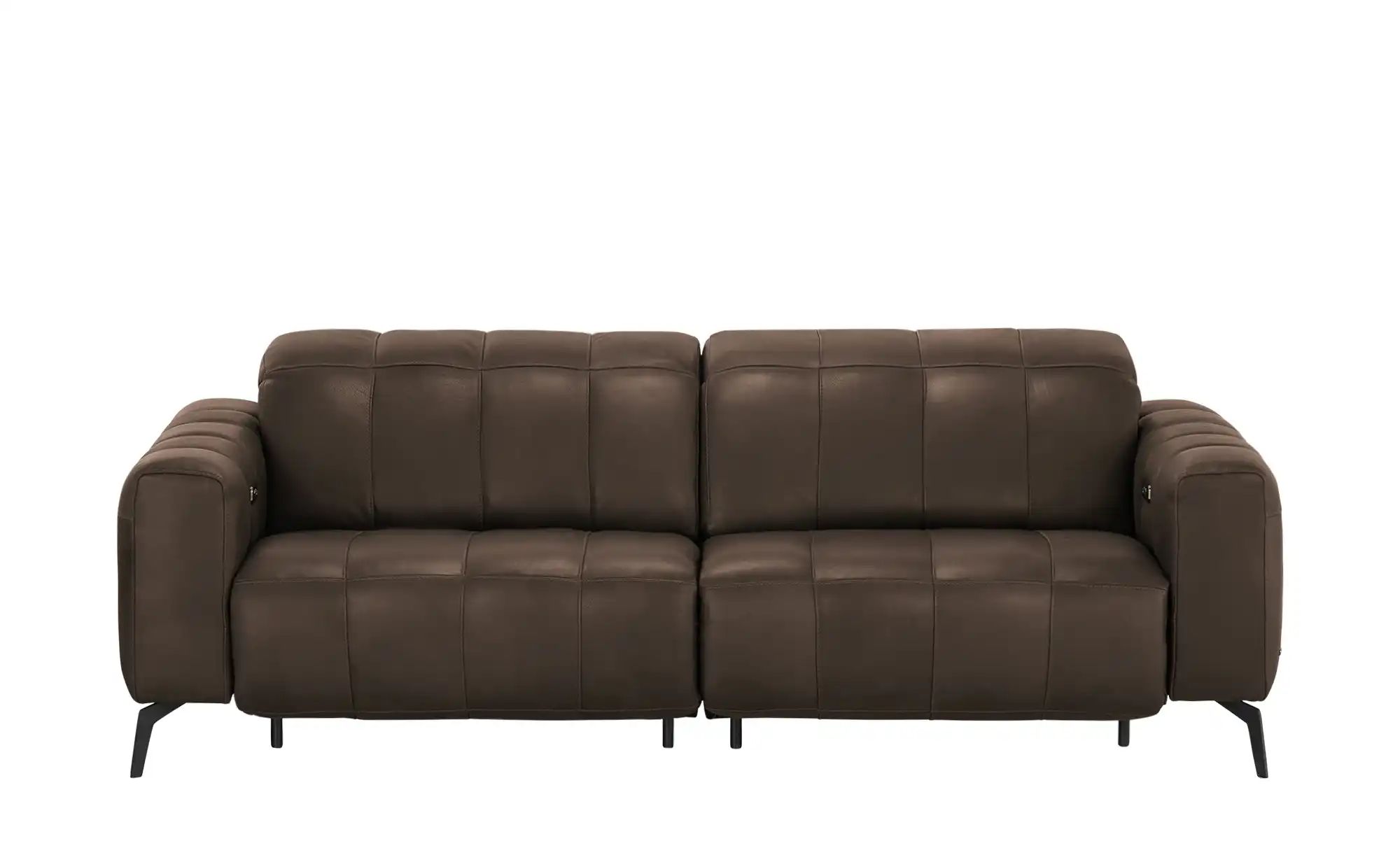 Natuzzi Editions Ledersofa mit Kopfteilverstellung Portento ¦ braun ¦ Maße günstig online kaufen