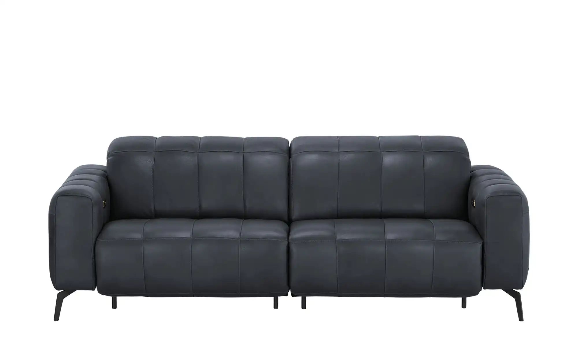 Natuzzi Editions Ledersofa mit Kopfteilverstellung Portento ¦ blau ¦ Maße ( günstig online kaufen