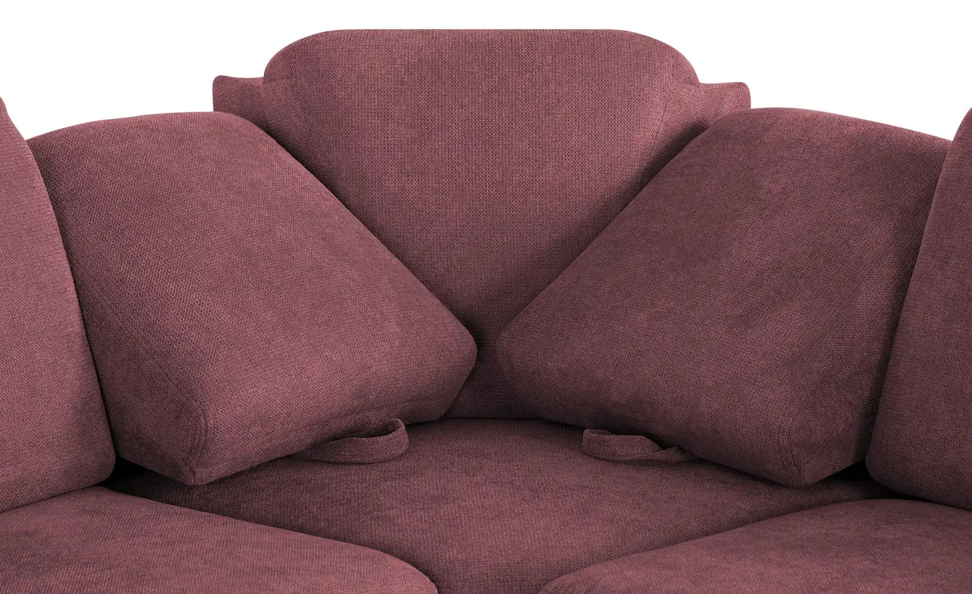 Thumbnail - smart Wohnlandschaft Valencia ¦ rot ¦ Maße (cm): B: 341 Polstermöbel > Sofas > Wohnlandschaften - Höffner