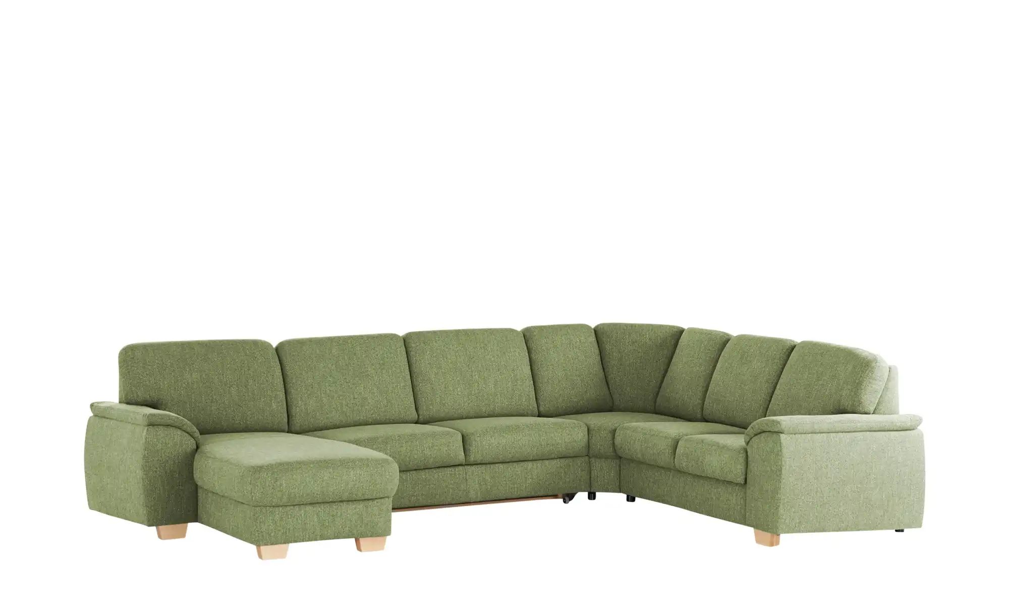 Thumbnail - smart Wohnlandschaft  Valencia ¦ grün ¦ Maße (cm): B: 341 Polstermöbel > Sofas > Wohnlandschaften - Höffner