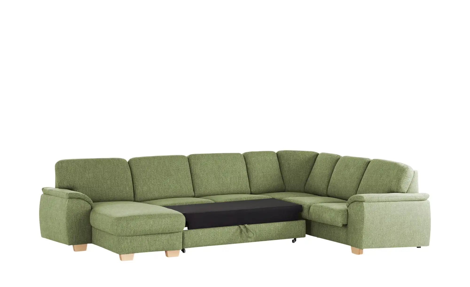 Thumbnail - smart Wohnlandschaft  Valencia ¦ grün ¦ Maße (cm): B: 341 Polstermöbel > Sofas > Wohnlandschaften - Höffner