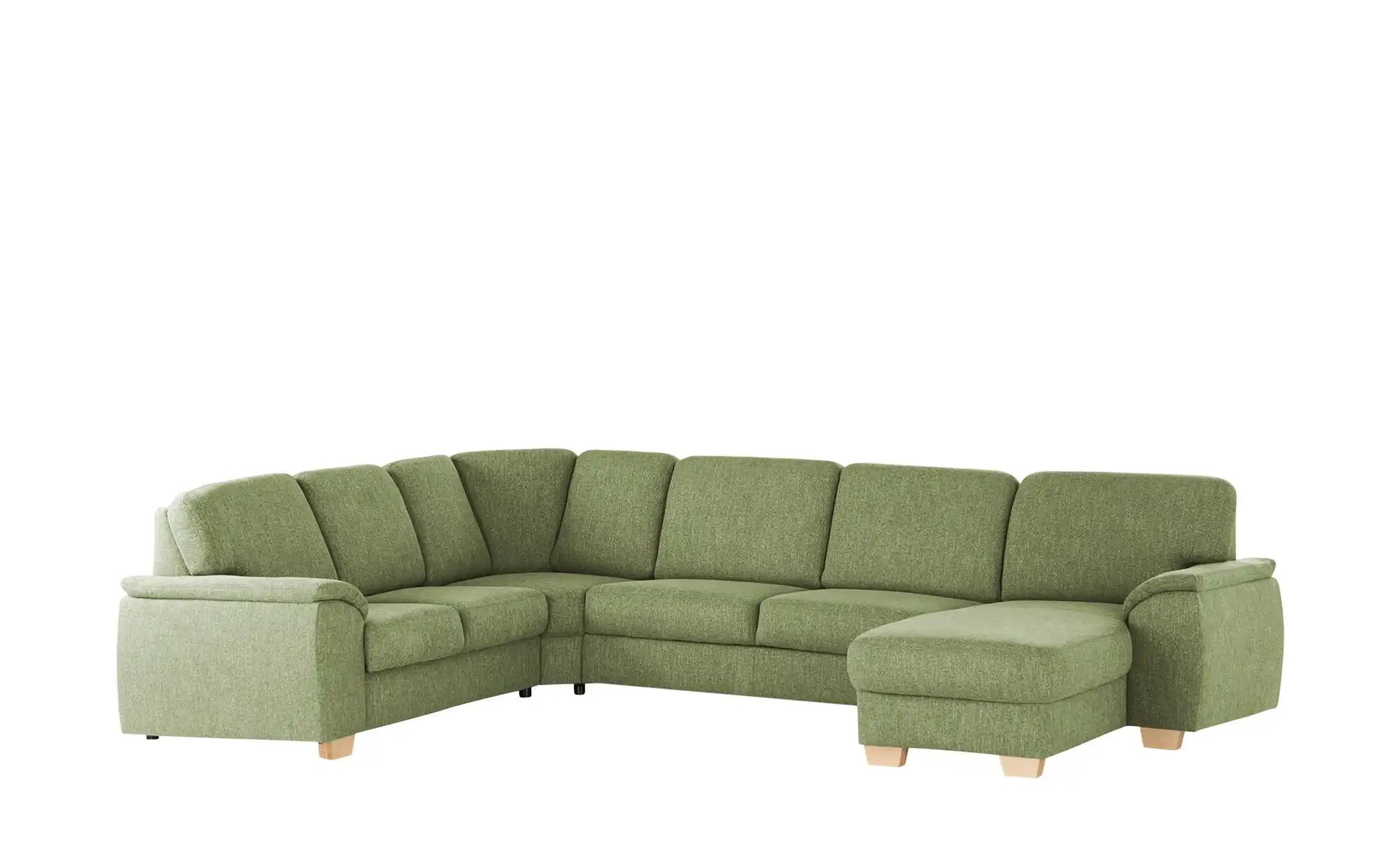 Thumbnail - smart Wohnlandschaft  Valencia ¦ grün ¦ Maße (cm): B: 341 Polstermöbel > Sofas > Wohnlandschaften - Höffner