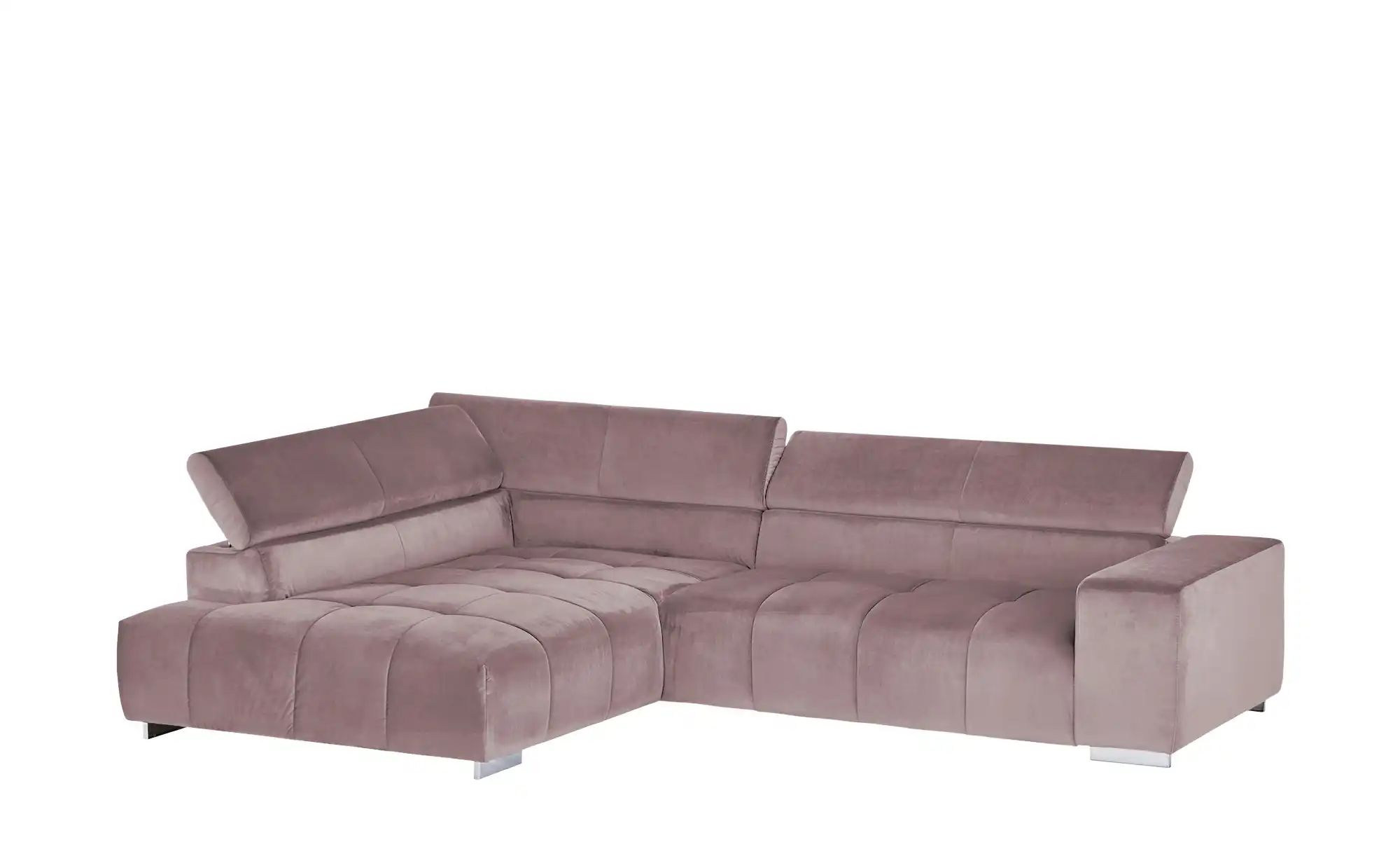 Uno Ecksofa Aus Samt Origo Rosewood Rosa Links