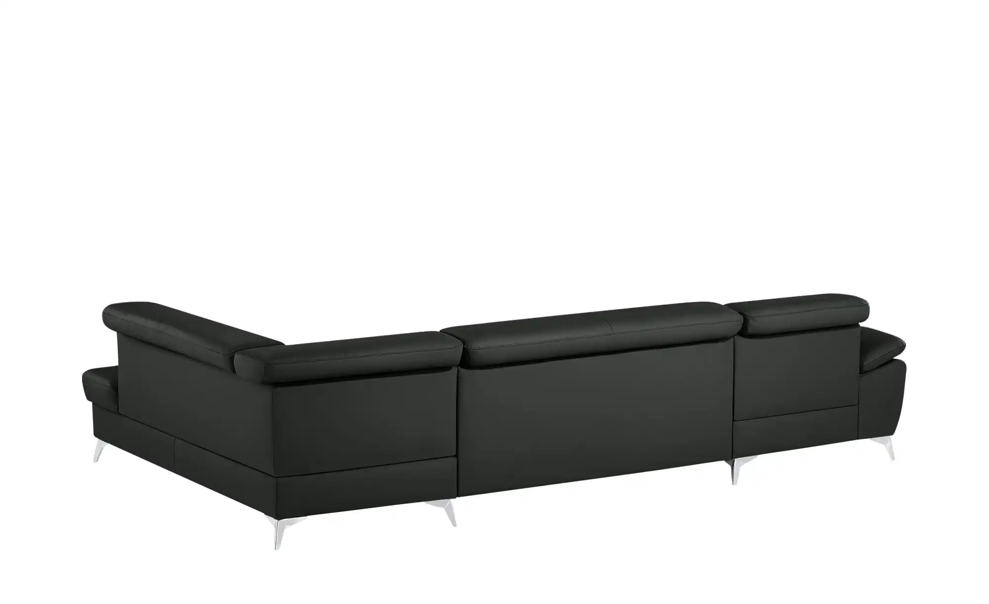 Thumbnail - uno Wohnlandschaft mit verstellbarem Kopfteil Apollo ¦ schwarz ¦ Maße (cm): B: 338 H: 96 T: 210.0 Polstermöbel > Sofas >...