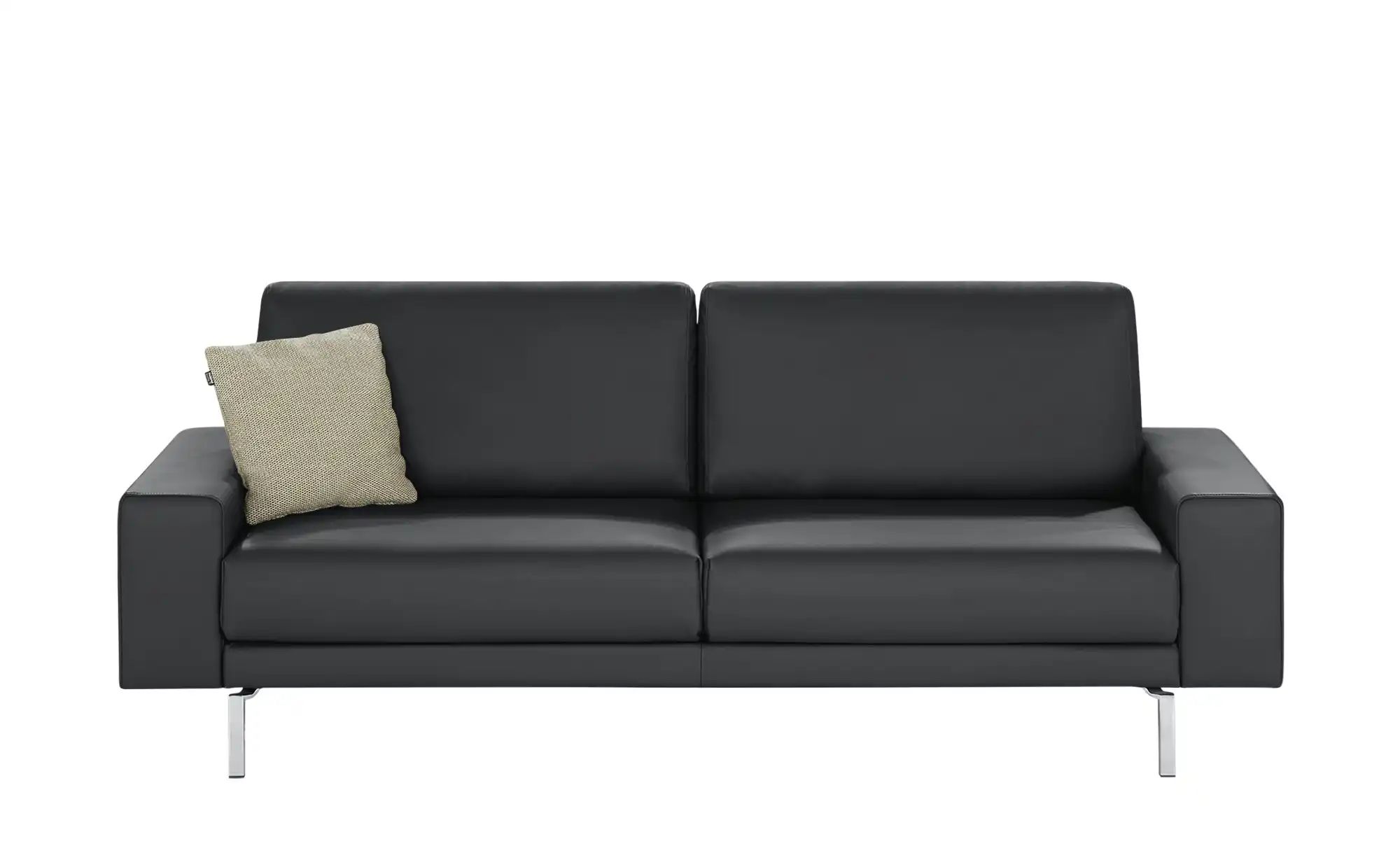 Hulsta Sofa Sofabank Aus Leder Hs 450 Signalschwarz 220 Cm